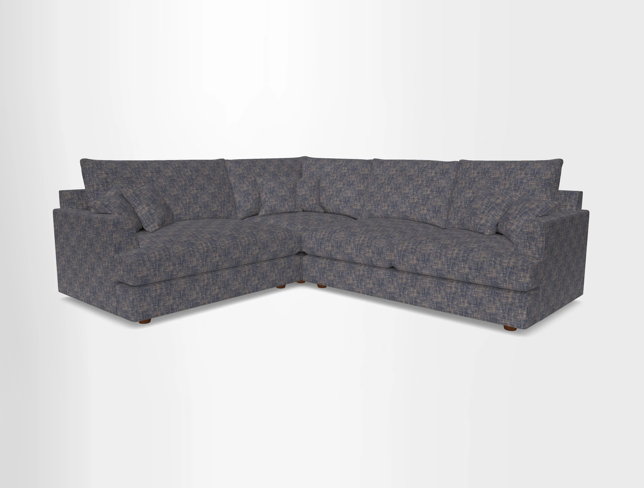 Slingsby Medium Fitted Cover Corner Unit RHF in Two Tone Plain Biscuit