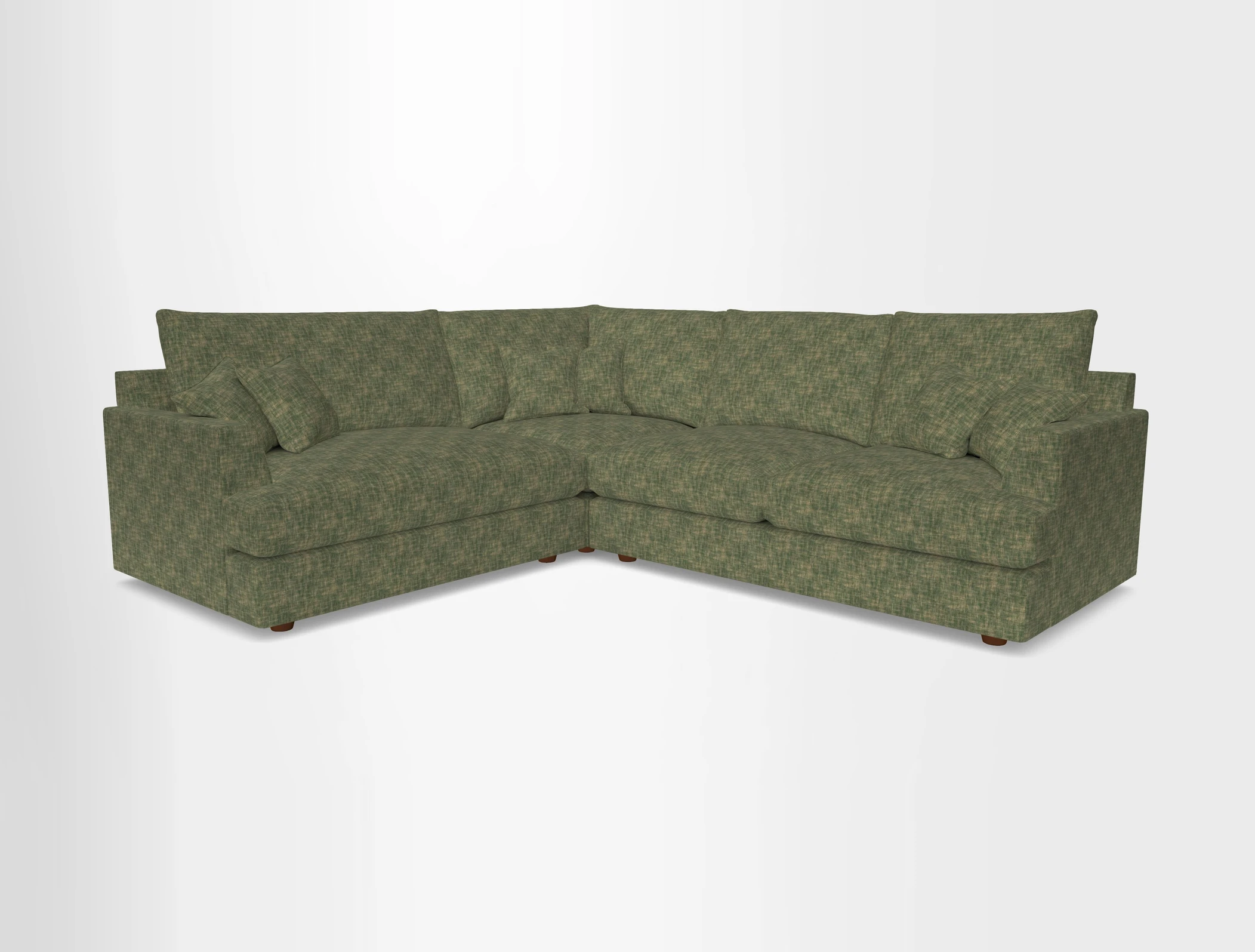 Slingsby Medium Fitted Cover Corner Unit RHF in Two Tone Plain Biscuit