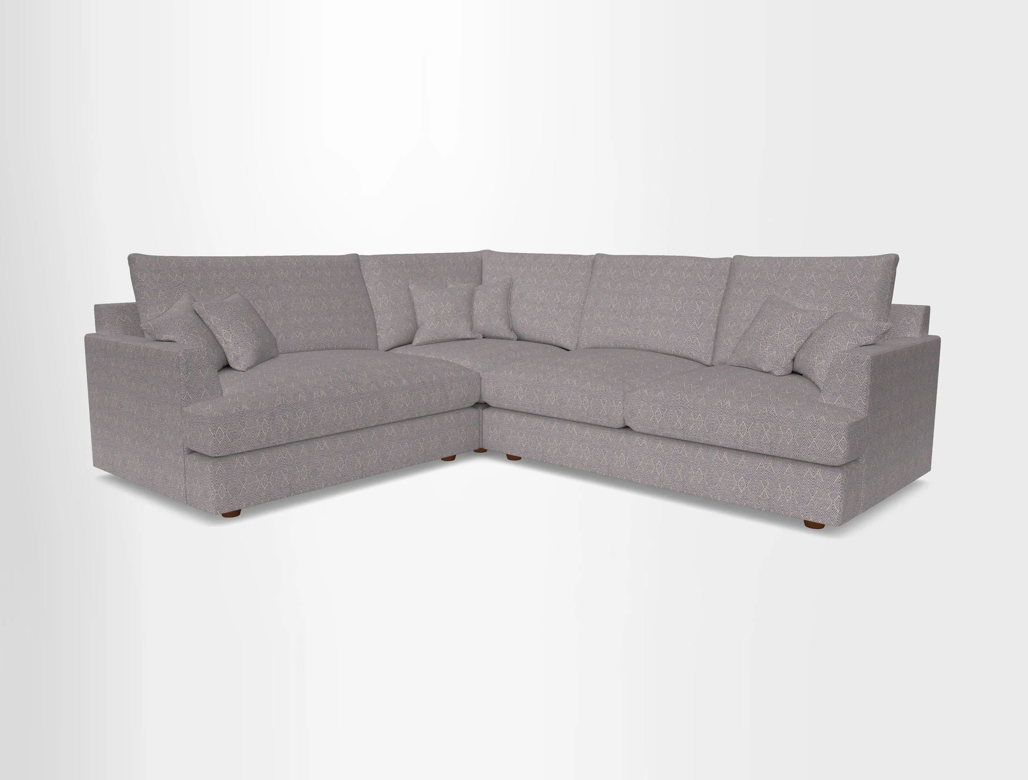 Slingsby Medium Fitted Cover Corner Unit RHF in Two Tone Plain Biscuit