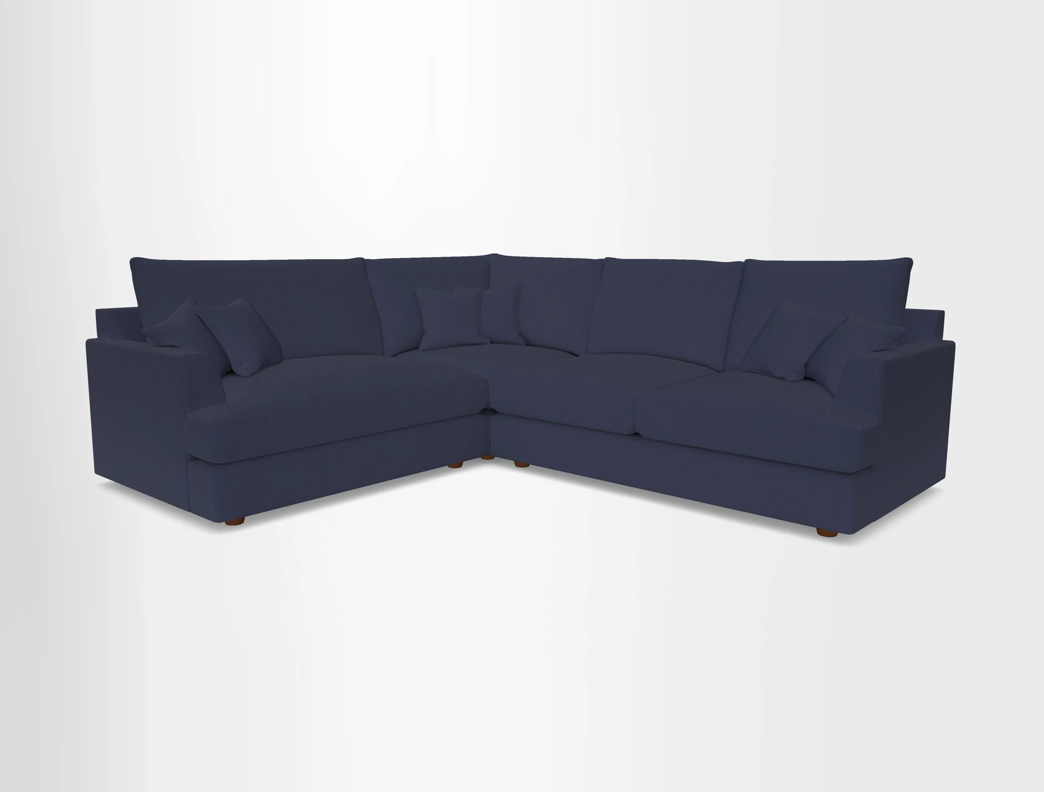 Slingsby Medium Fitted Cover Corner Unit RHF in Two Tone Plain Biscuit