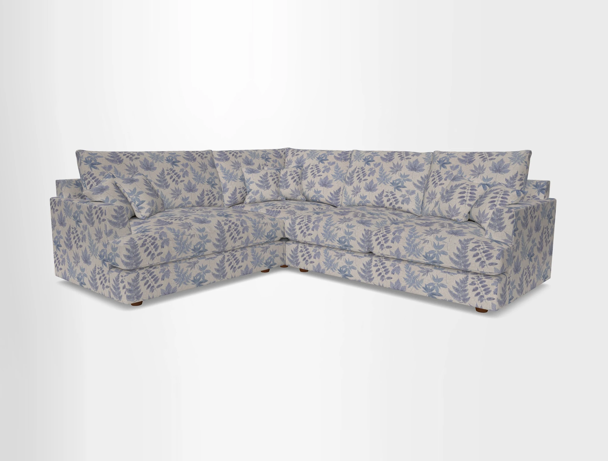 Slingsby Medium Fitted Cover Corner Unit RHF in Two Tone Plain Biscuit