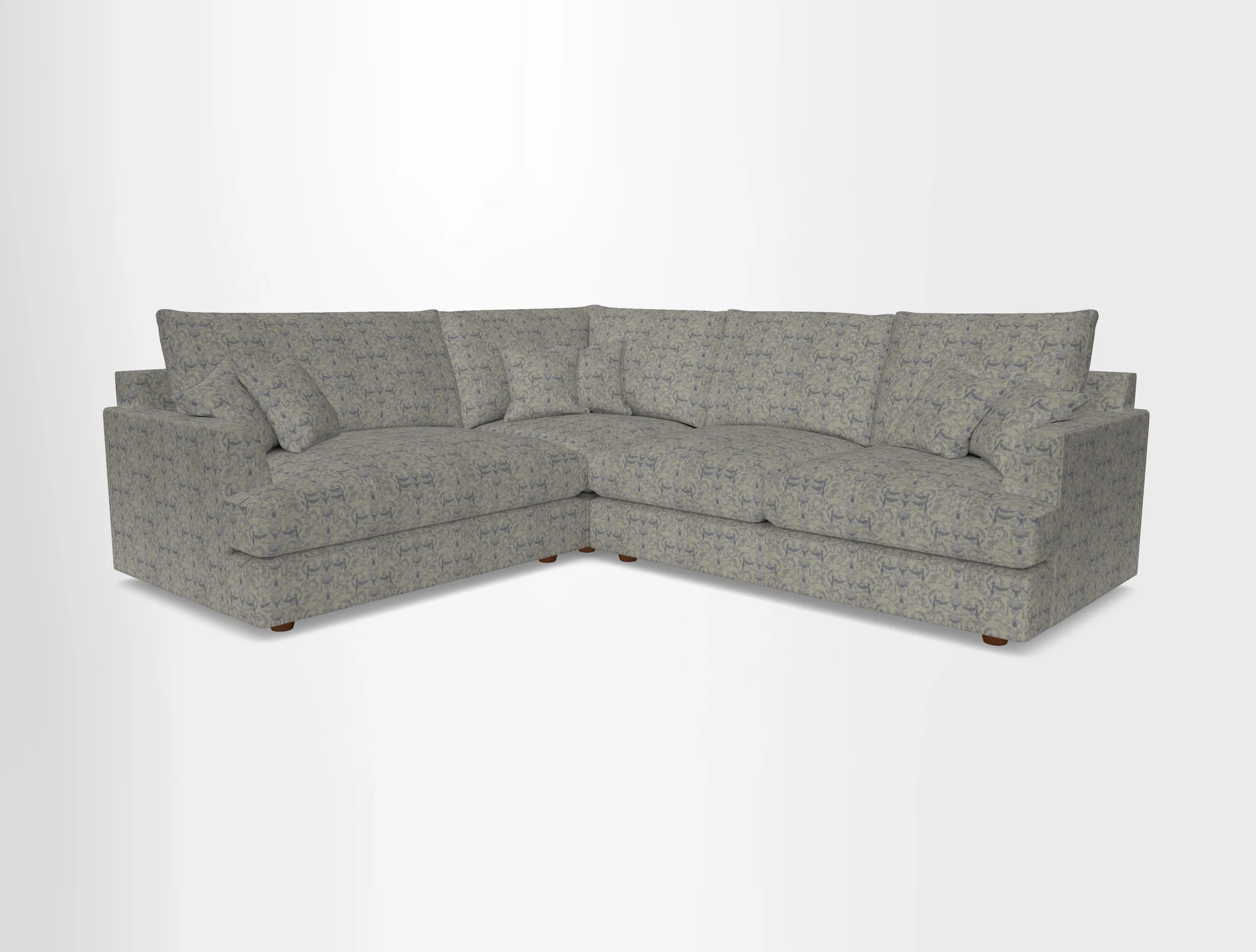 Slingsby Medium Fitted Cover Corner Unit RHF in Two Tone Plain Biscuit