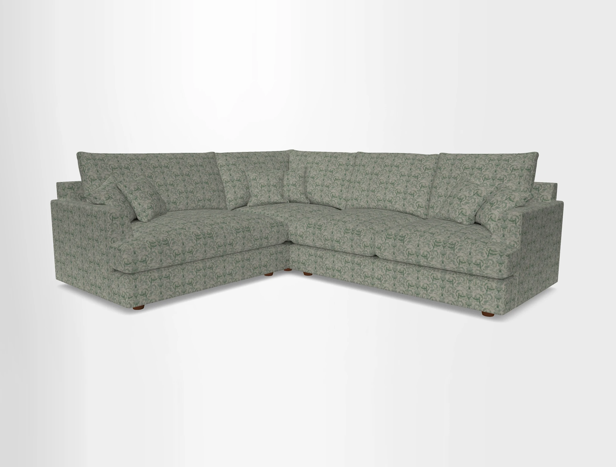 Slingsby Medium Fitted Cover Corner Unit RHF in Two Tone Plain Biscuit