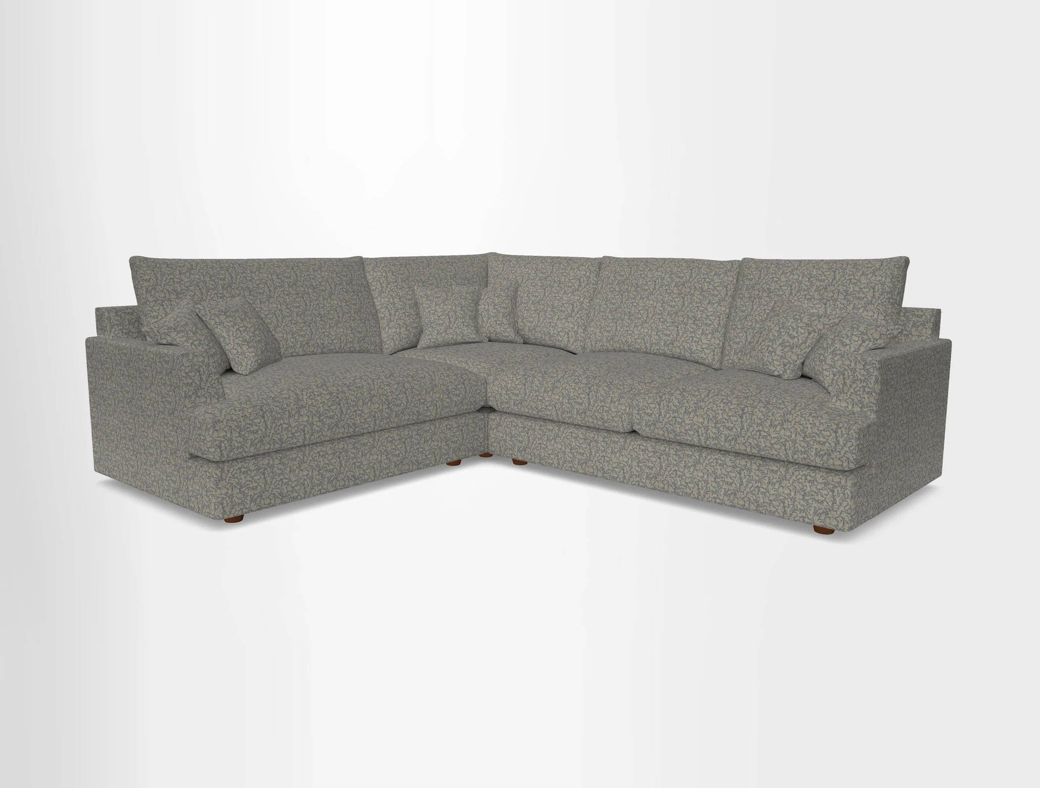 Slingsby Medium Fitted Cover Corner Unit RHF in Two Tone Plain Biscuit