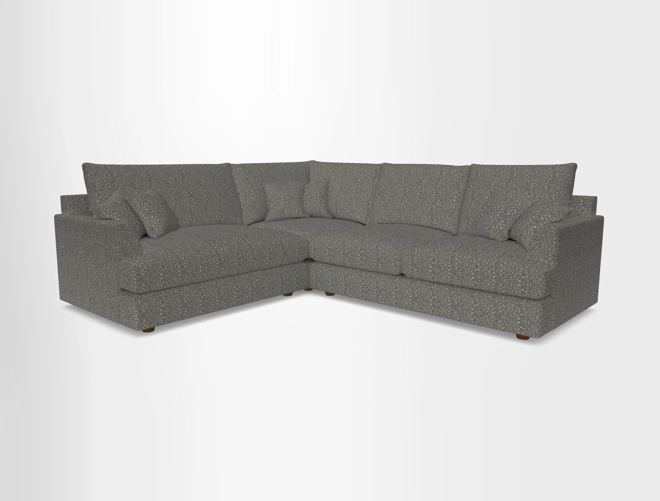 Slingsby Medium Fitted Cover Corner Unit RHF in Two Tone Plain Biscuit