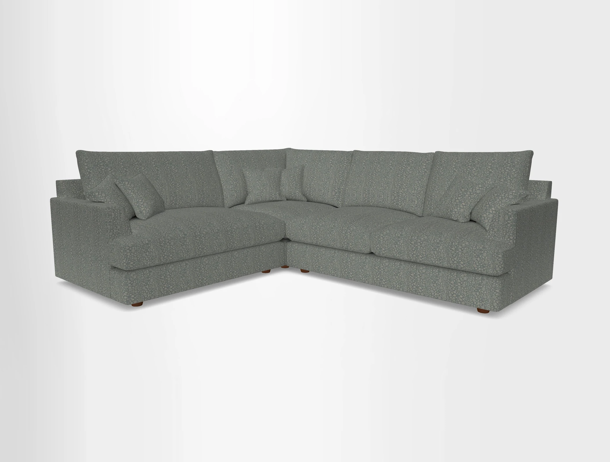 Slingsby Medium Fitted Cover Corner Unit RHF in Two Tone Plain Biscuit