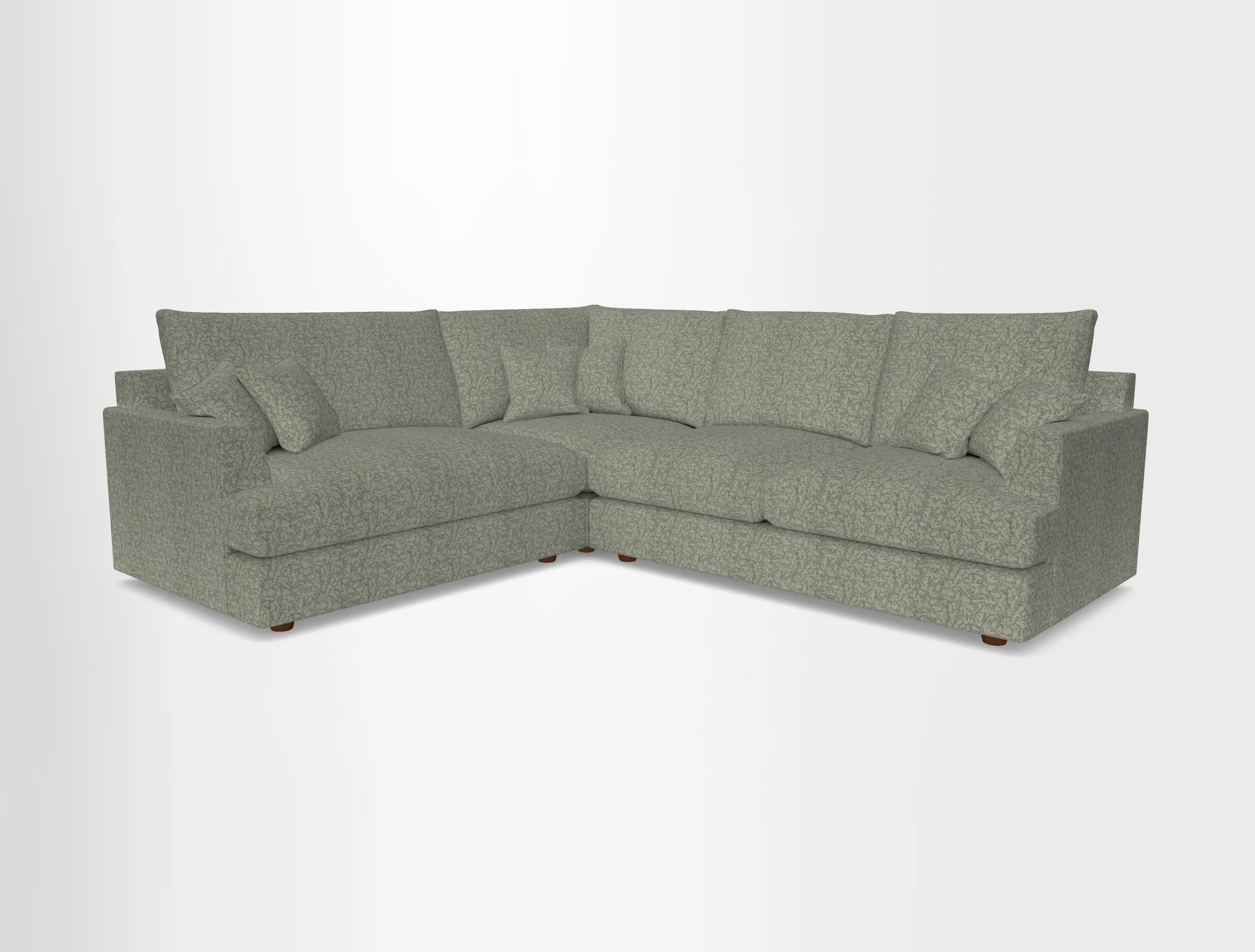 Slingsby Medium Fitted Cover Corner Unit RHF in Two Tone Plain Biscuit