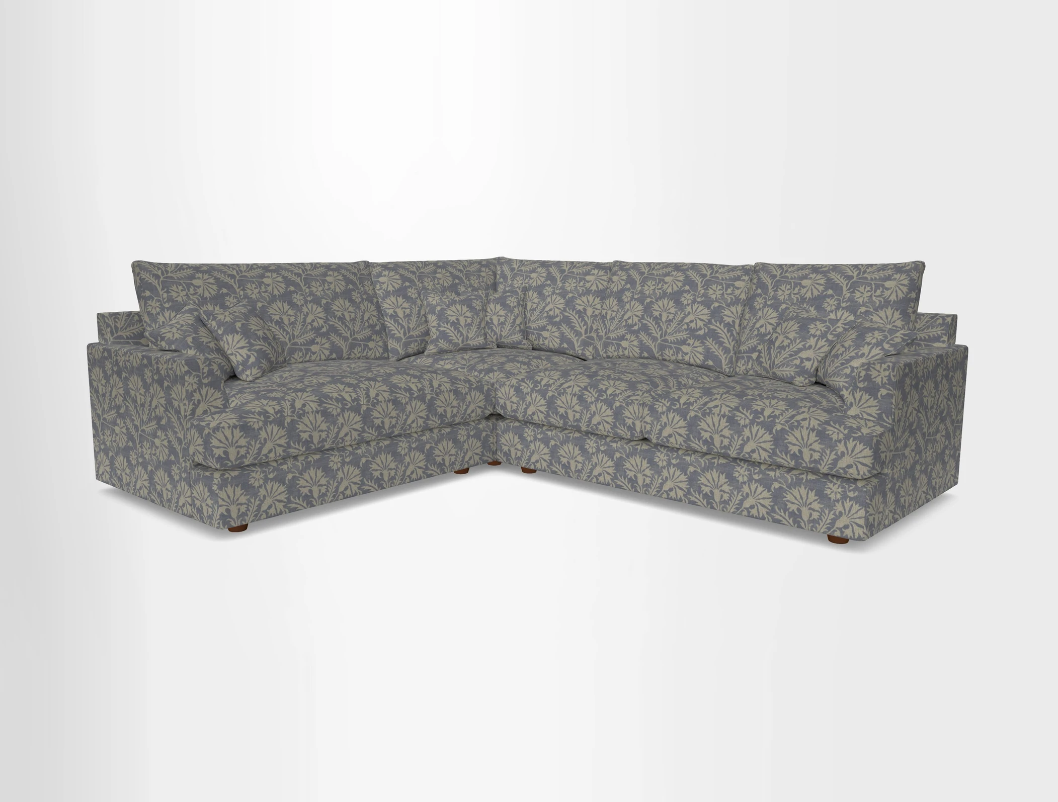 Slingsby Medium Fitted Cover Corner Unit RHF in Two Tone Plain Biscuit