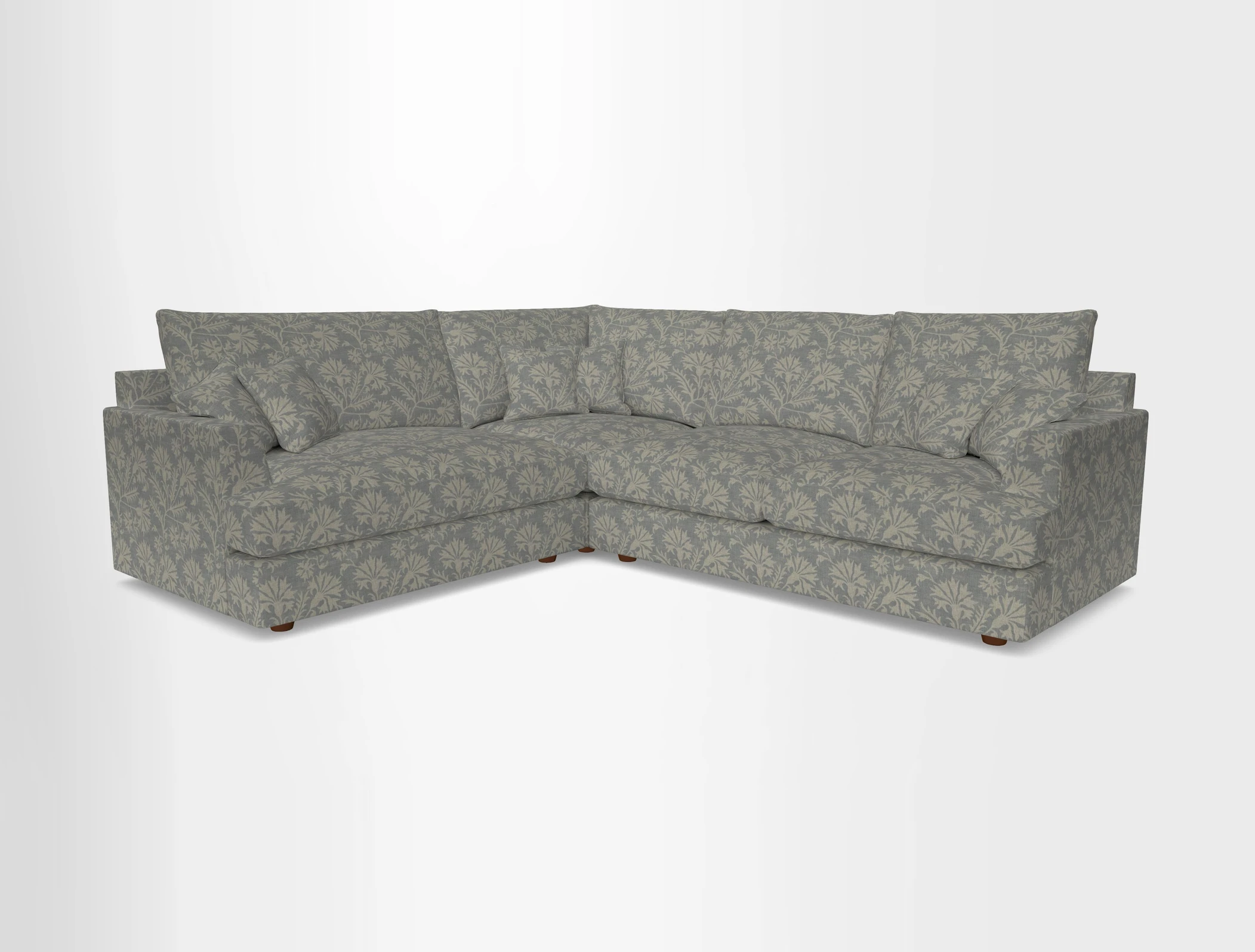 Slingsby Medium Fitted Cover Corner Unit RHF in Two Tone Plain Biscuit