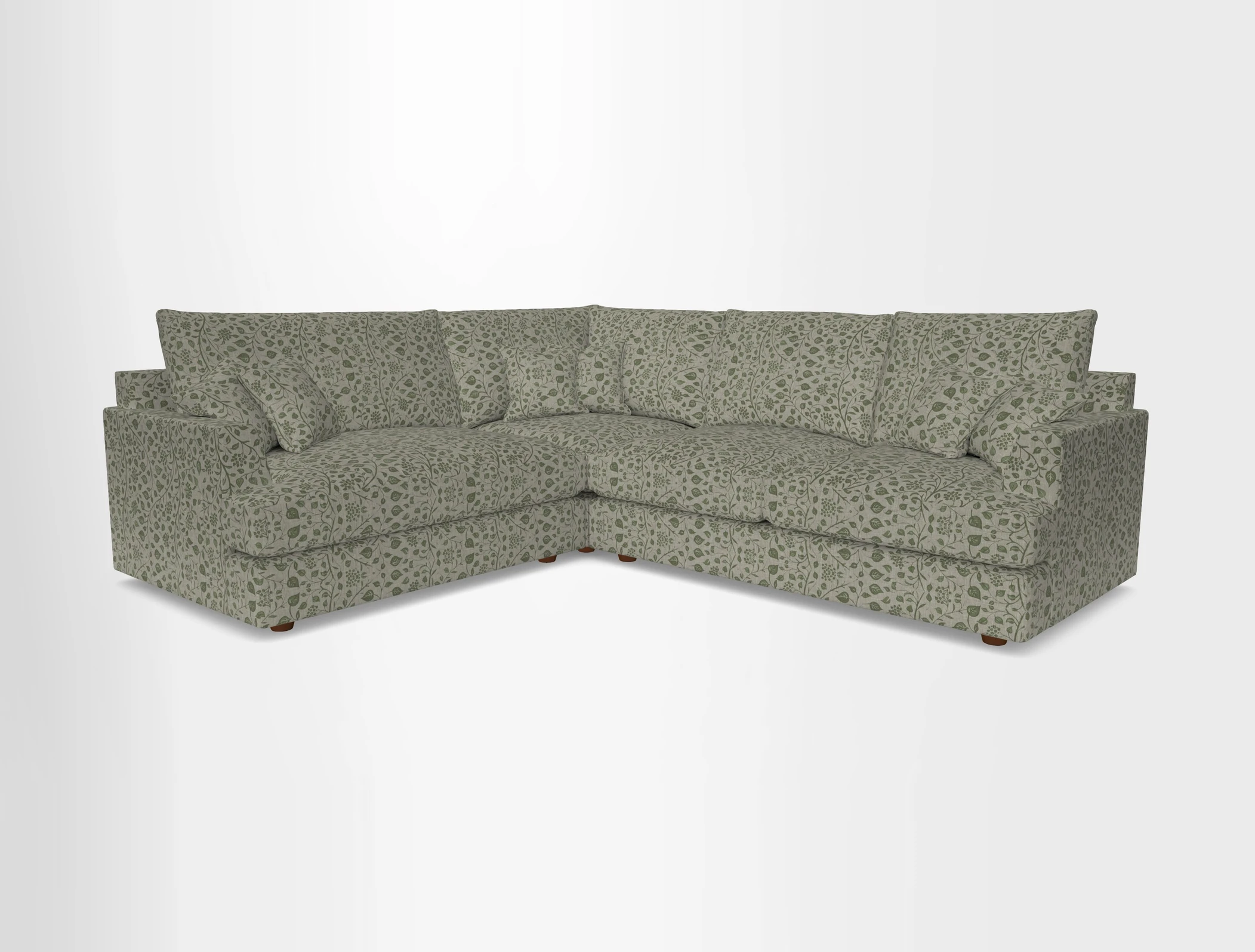 Slingsby Medium Fitted Cover Corner Unit RHF in Two Tone Plain Biscuit