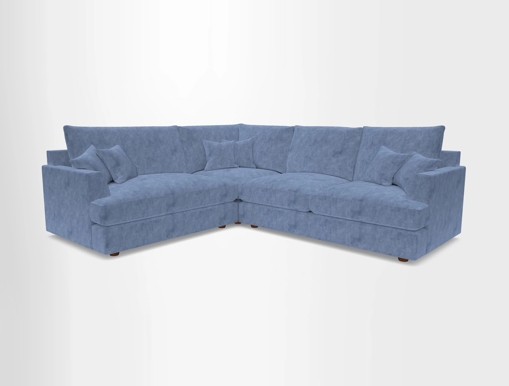 Slingsby Medium Fitted Cover Corner Unit RHF in Two Tone Plain Biscuit