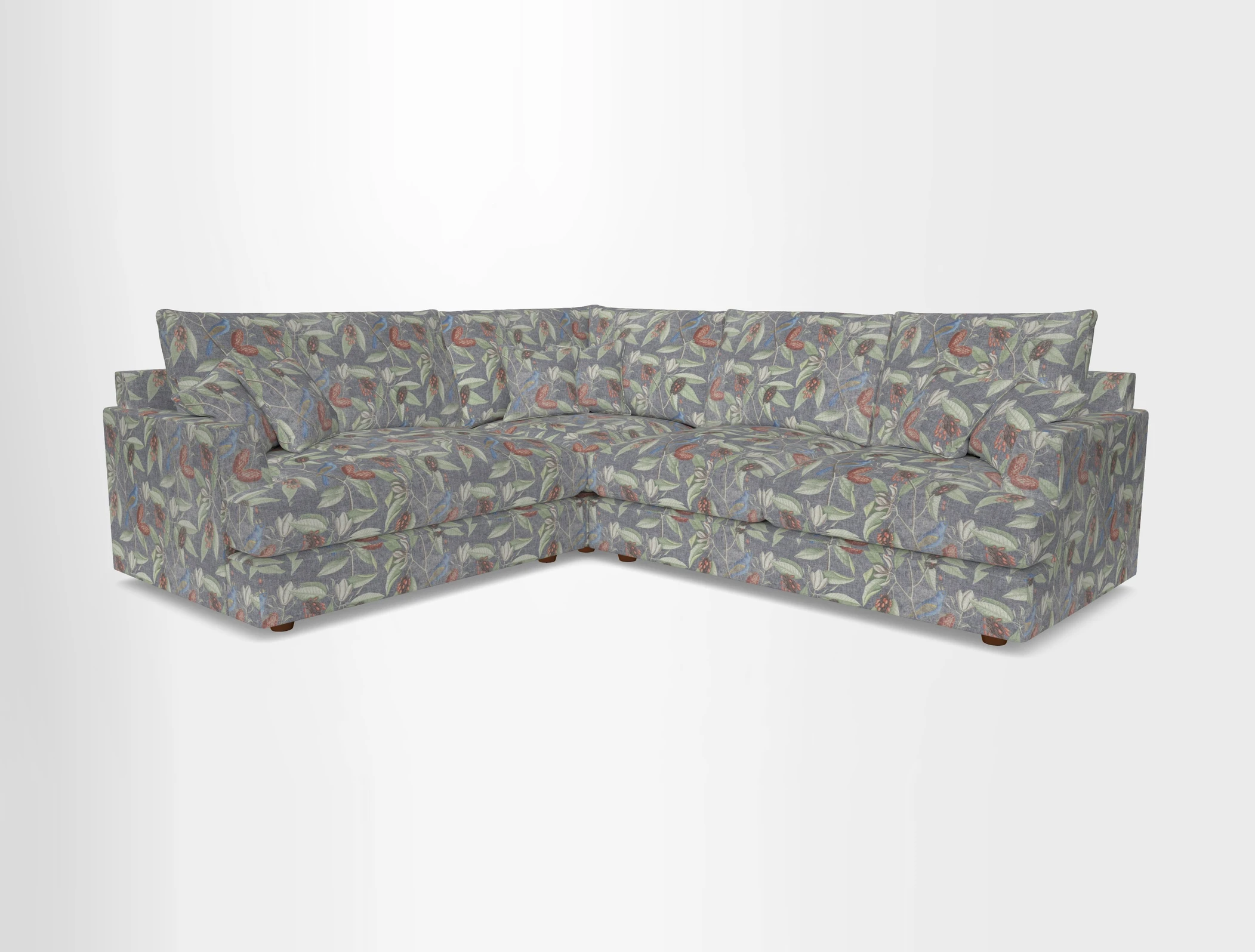 Slingsby Medium Fitted Cover Corner Unit RHF in Two Tone Plain Biscuit