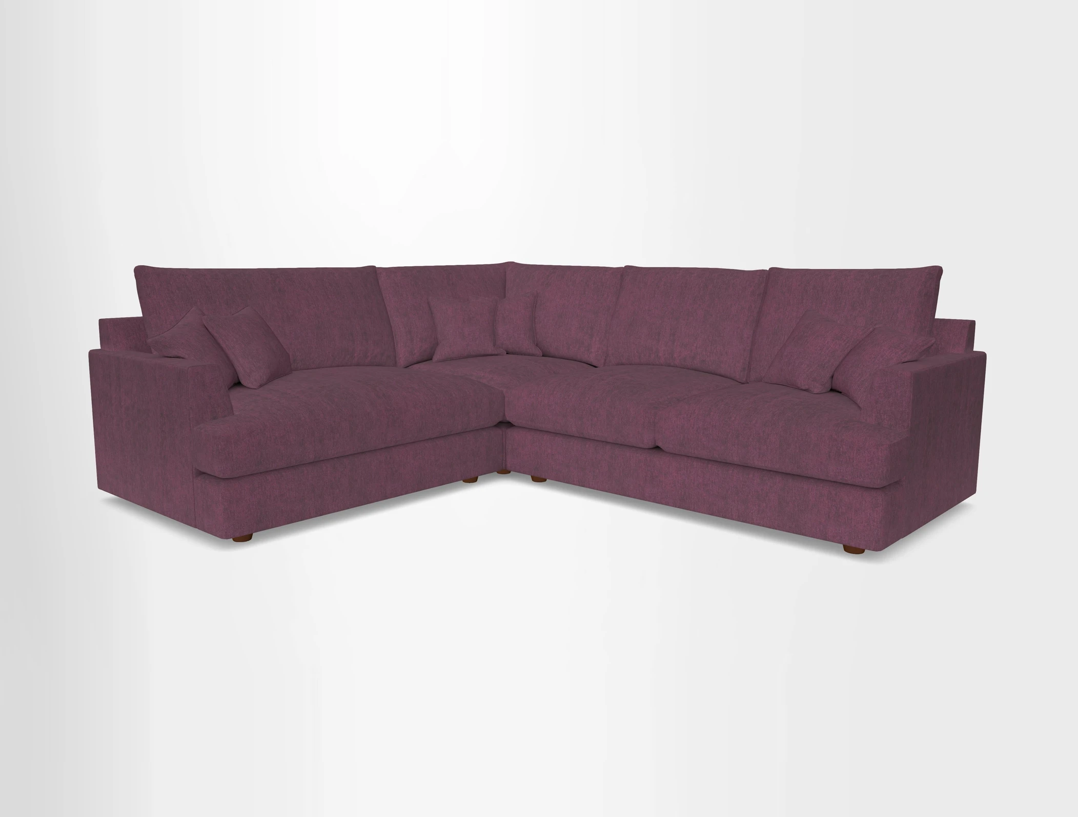 Slingsby Medium Fitted Cover Corner Unit RHF in Two Tone Plain Biscuit