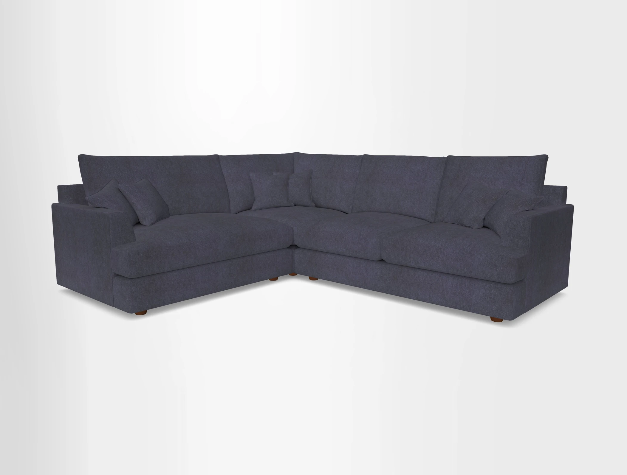 Slingsby Medium Fitted Cover Corner Unit RHF in Two Tone Plain Biscuit