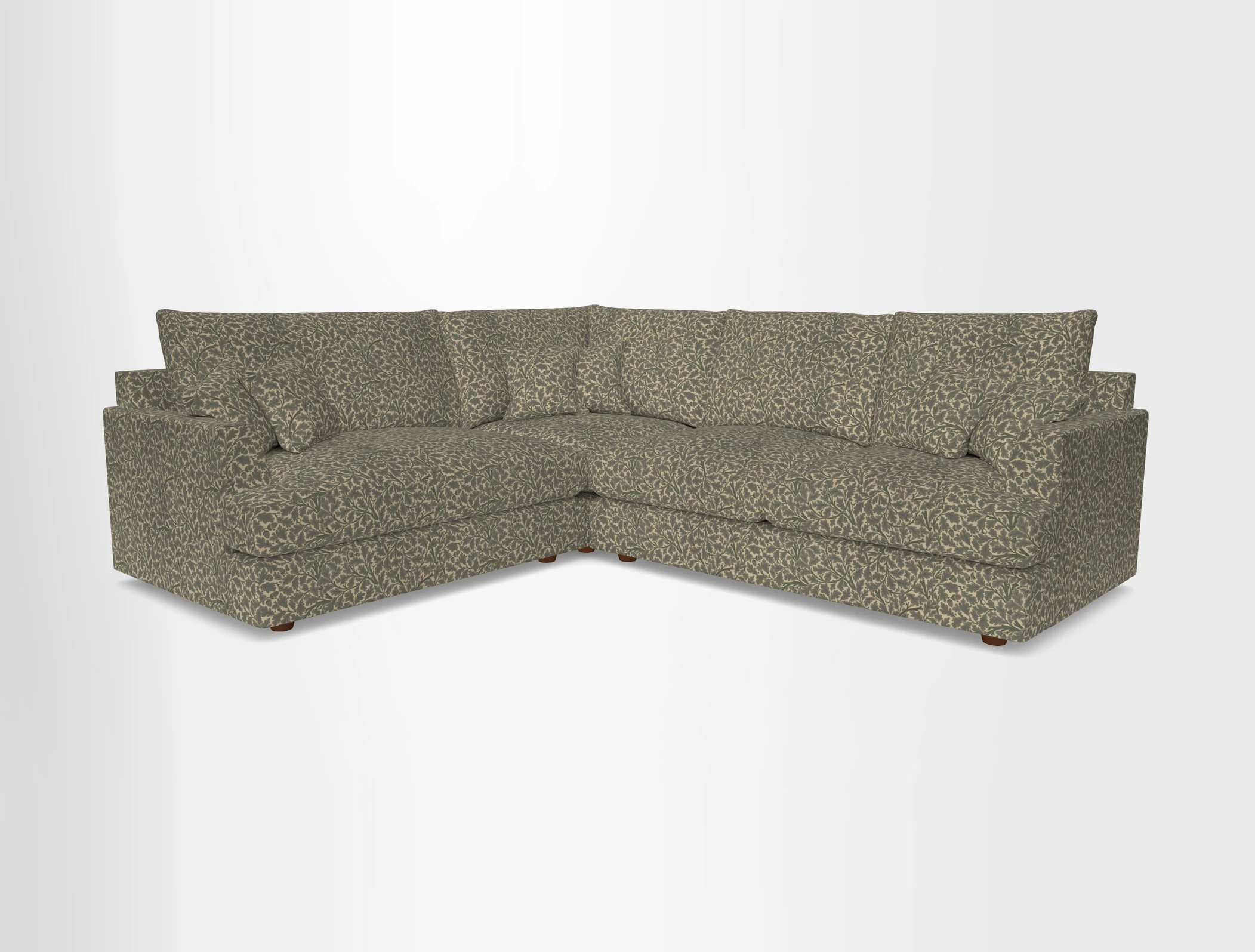 Slingsby Medium Fitted Cover Corner Unit RHF in Two Tone Plain Biscuit