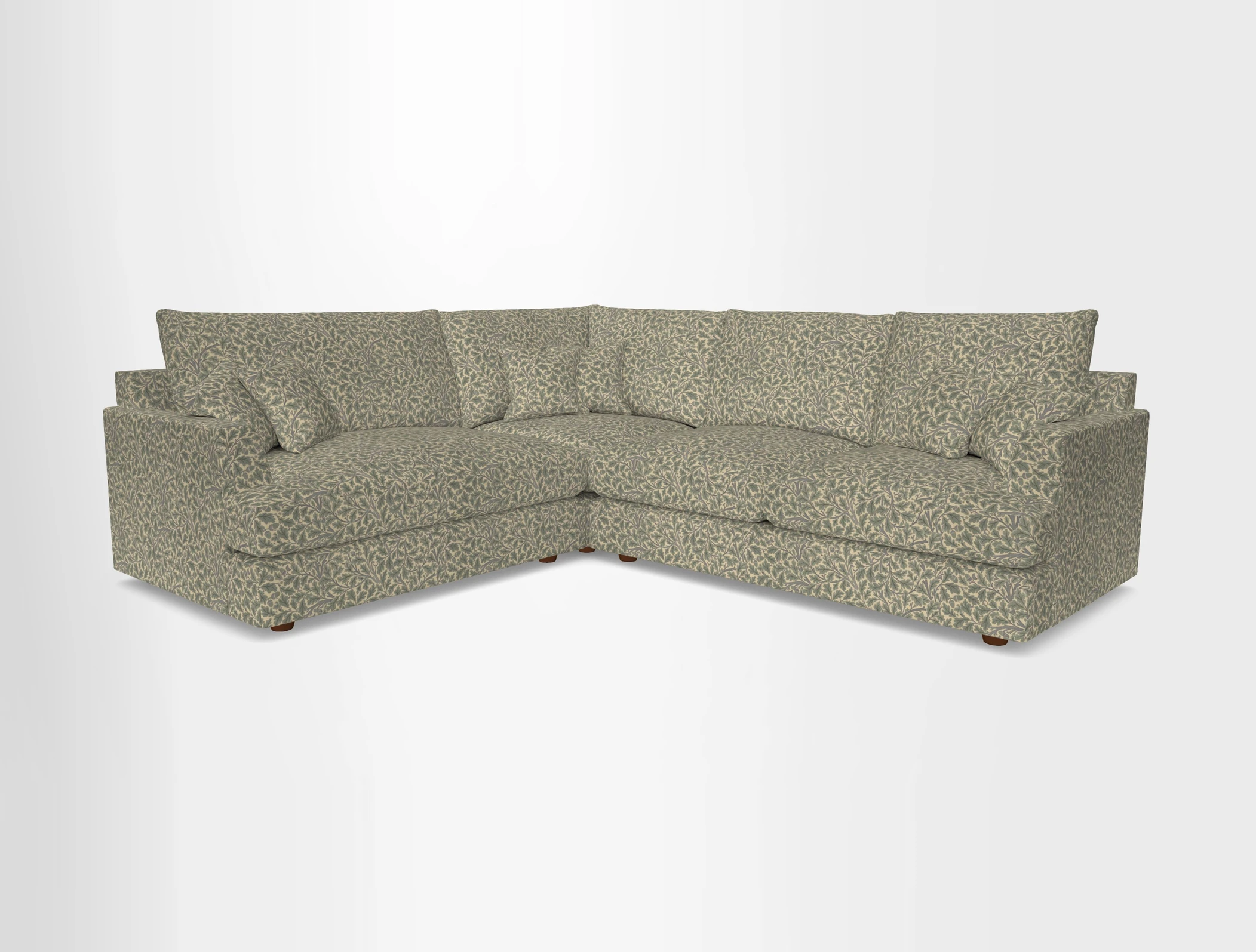 Slingsby Medium Fitted Cover Corner Unit RHF in Two Tone Plain Biscuit