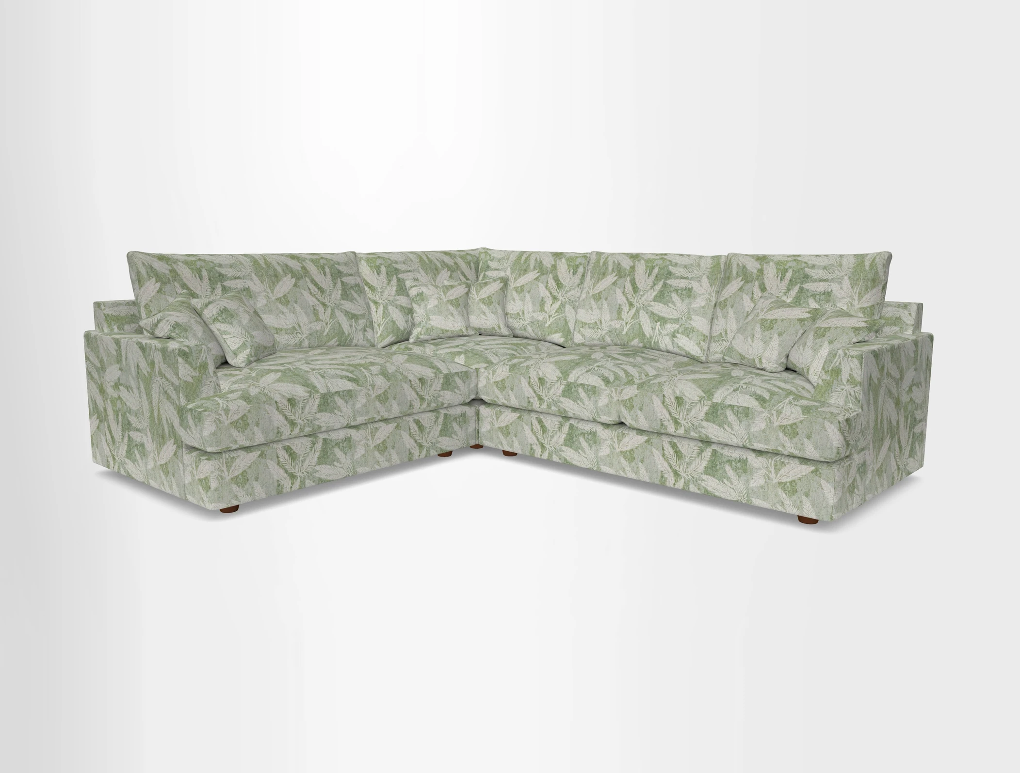 Slingsby Medium Fitted Cover Corner Unit RHF in Two Tone Plain Biscuit
