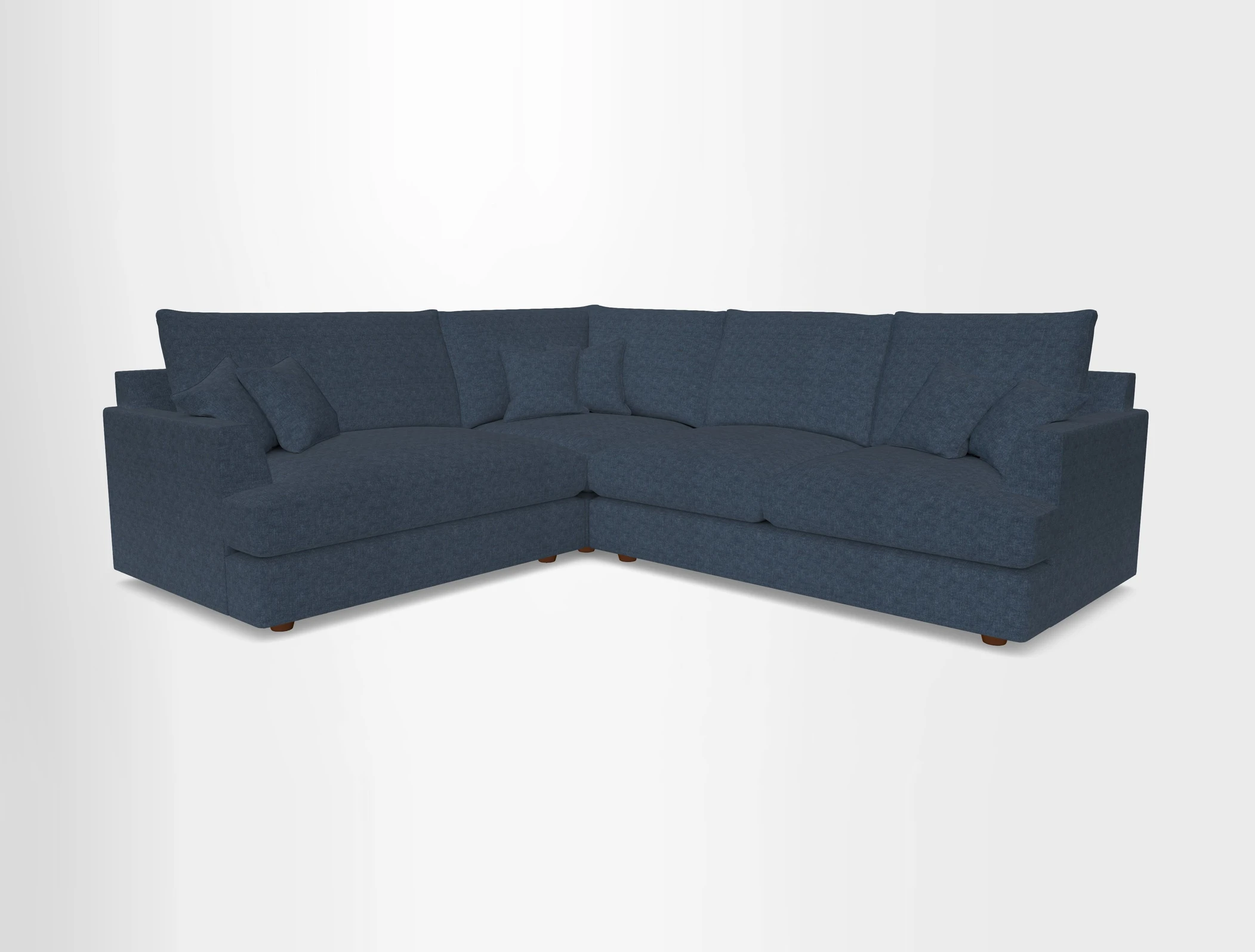 Slingsby Medium Fitted Cover Corner Unit RHF in Two Tone Plain Biscuit