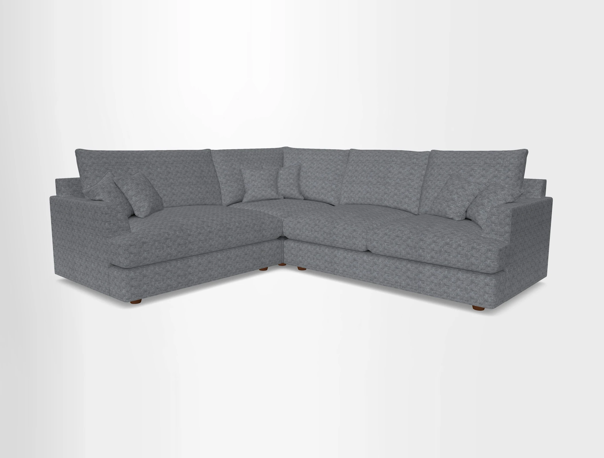 Slingsby Medium Fitted Cover Corner Unit RHF in Two Tone Plain Biscuit