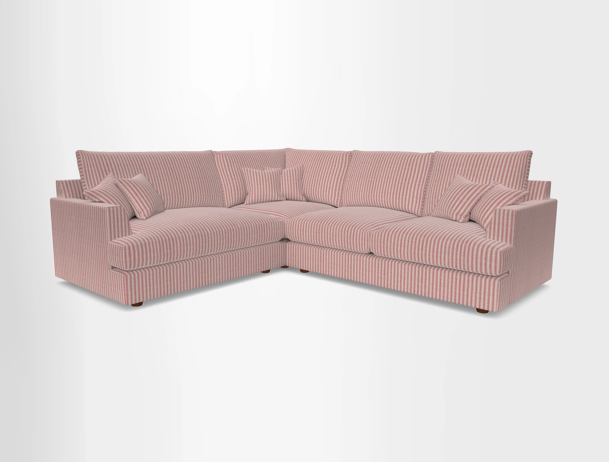 Slingsby Medium Fitted Cover Corner Unit RHF in Two Tone Plain Biscuit