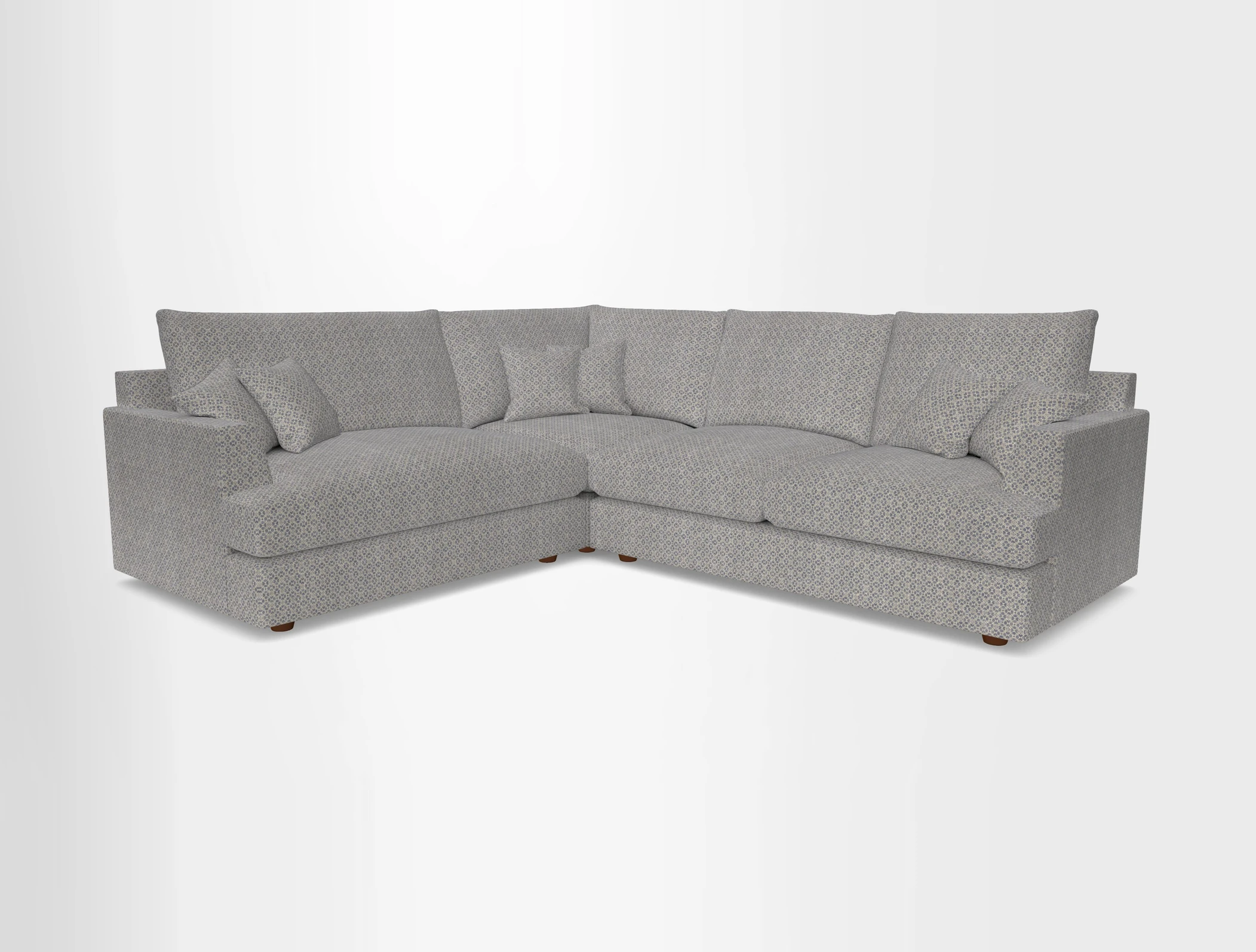 Slingsby Medium Fitted Cover Corner Unit RHF in Two Tone Plain Biscuit