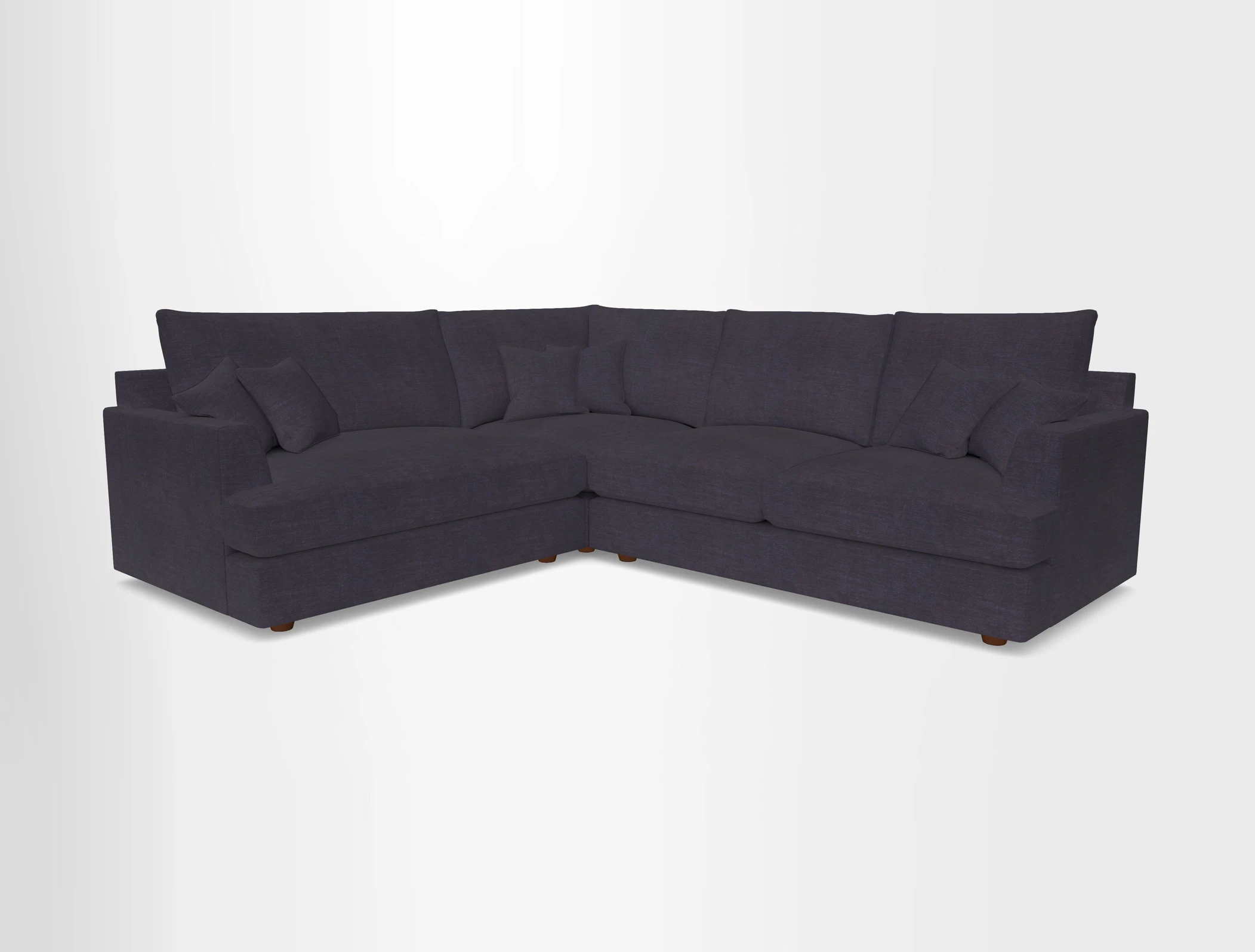 Slingsby Medium Fitted Cover Corner Unit RHF in Two Tone Plain Biscuit