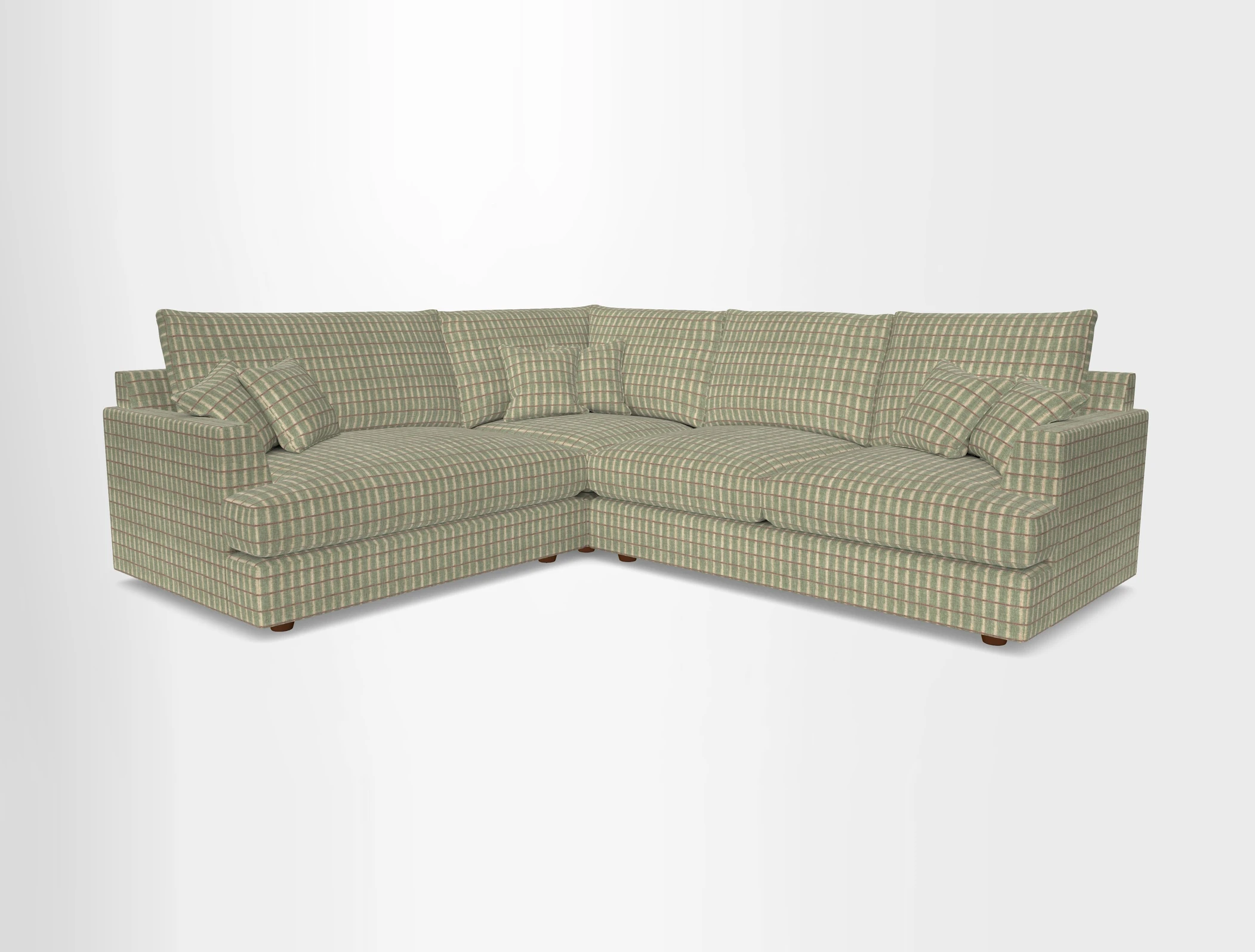 Slingsby Medium Fitted Cover Corner Unit RHF in Two Tone Plain Biscuit