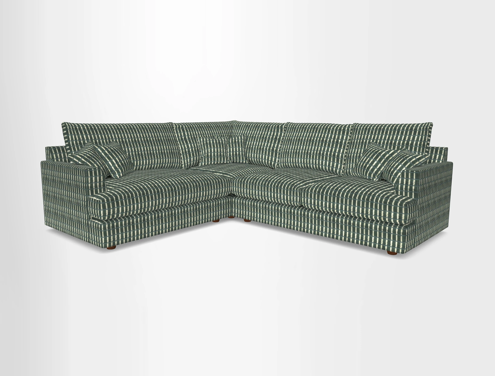Slingsby Medium Fitted Cover Corner Unit RHF in Two Tone Plain Biscuit