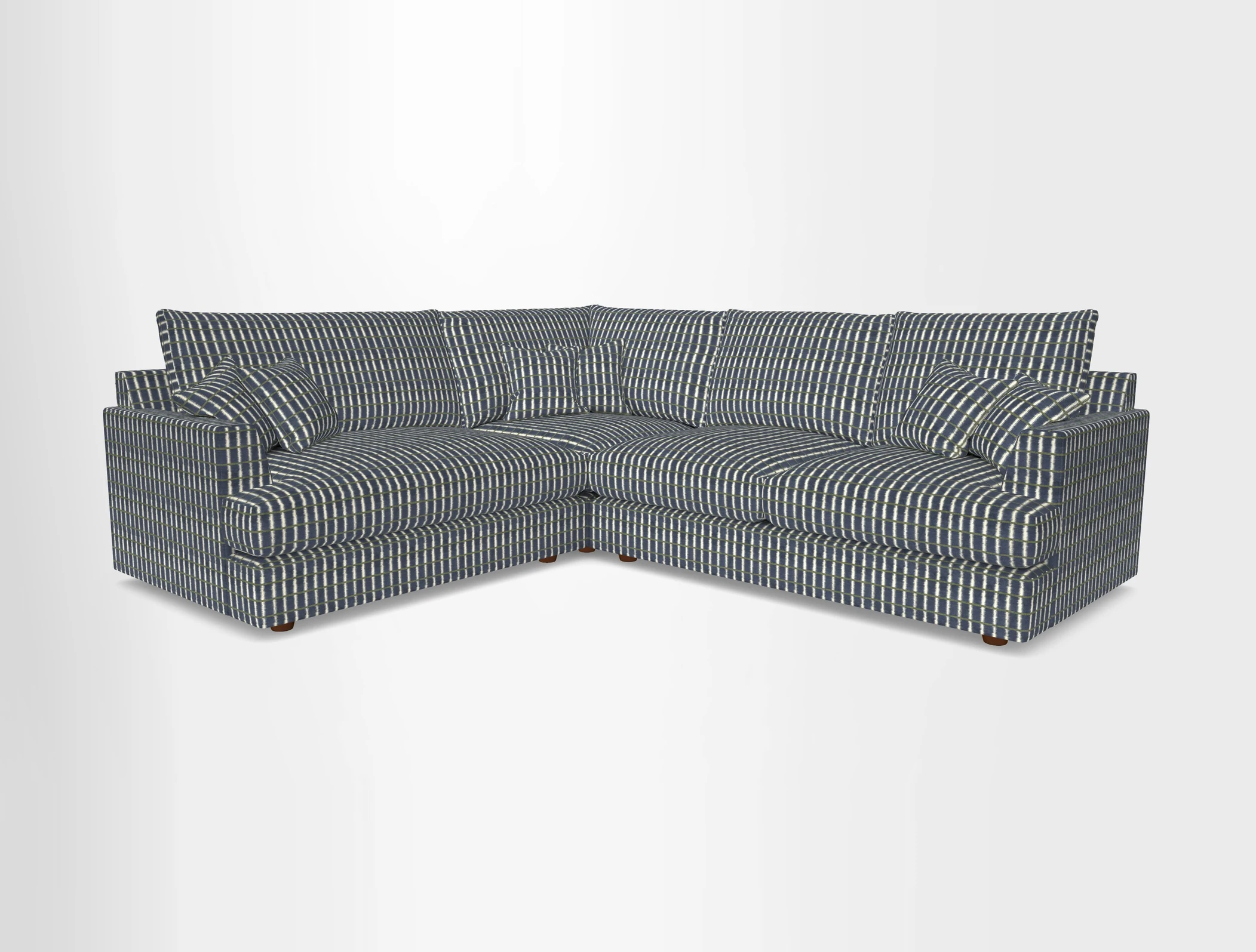 Slingsby Medium Fitted Cover Corner Unit RHF in Two Tone Plain Biscuit