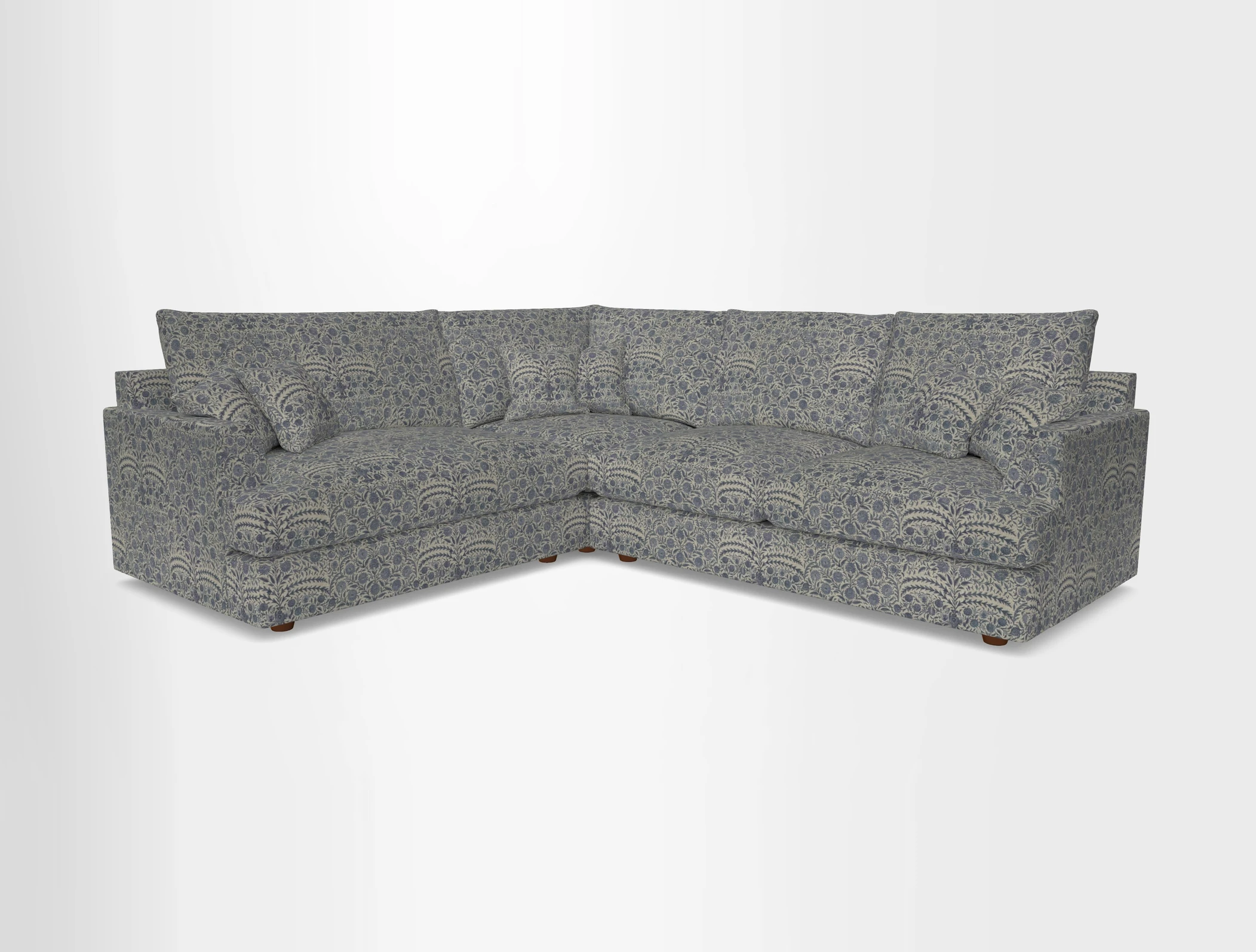 Slingsby Medium Fitted Cover Corner Unit RHF in Two Tone Plain Biscuit