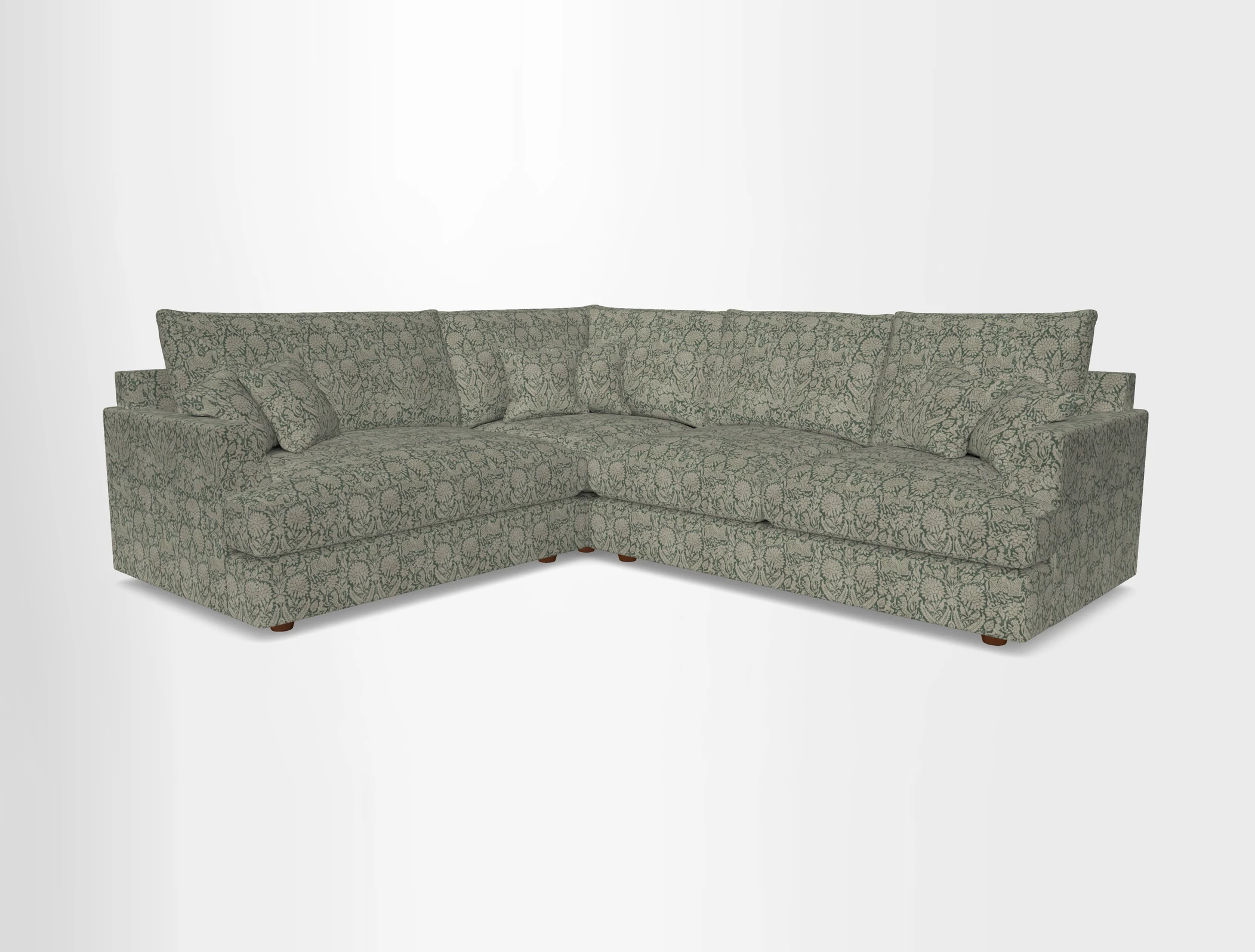 Slingsby Medium Fitted Cover Corner Unit RHF in Two Tone Plain Biscuit