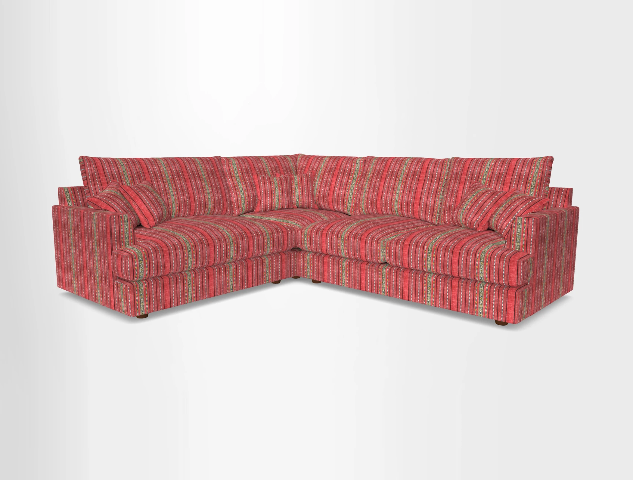 Slingsby Medium Fitted Cover Corner Unit RHF in Two Tone Plain Biscuit