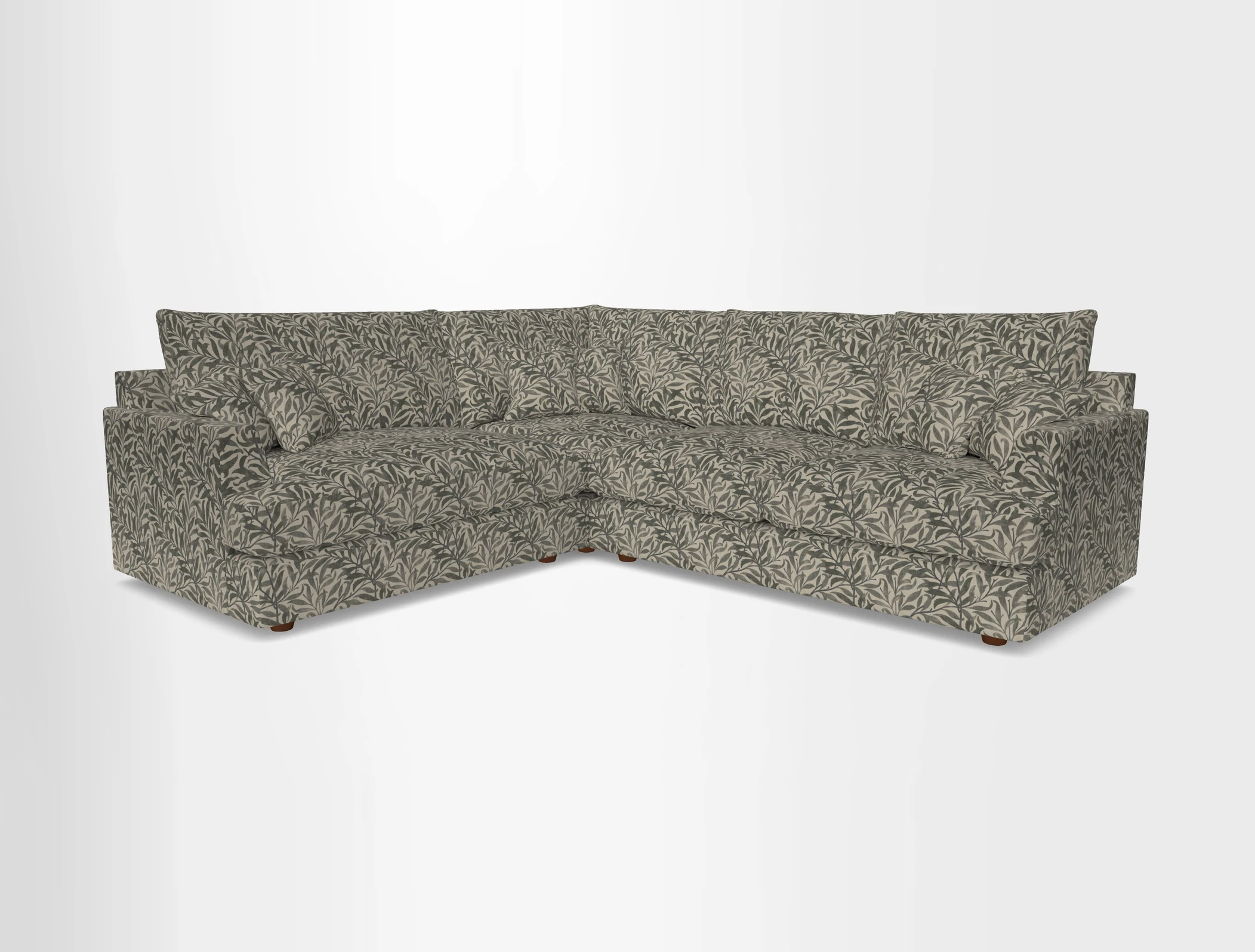 Slingsby Medium Fitted Cover Corner Unit RHF in Two Tone Plain Biscuit
