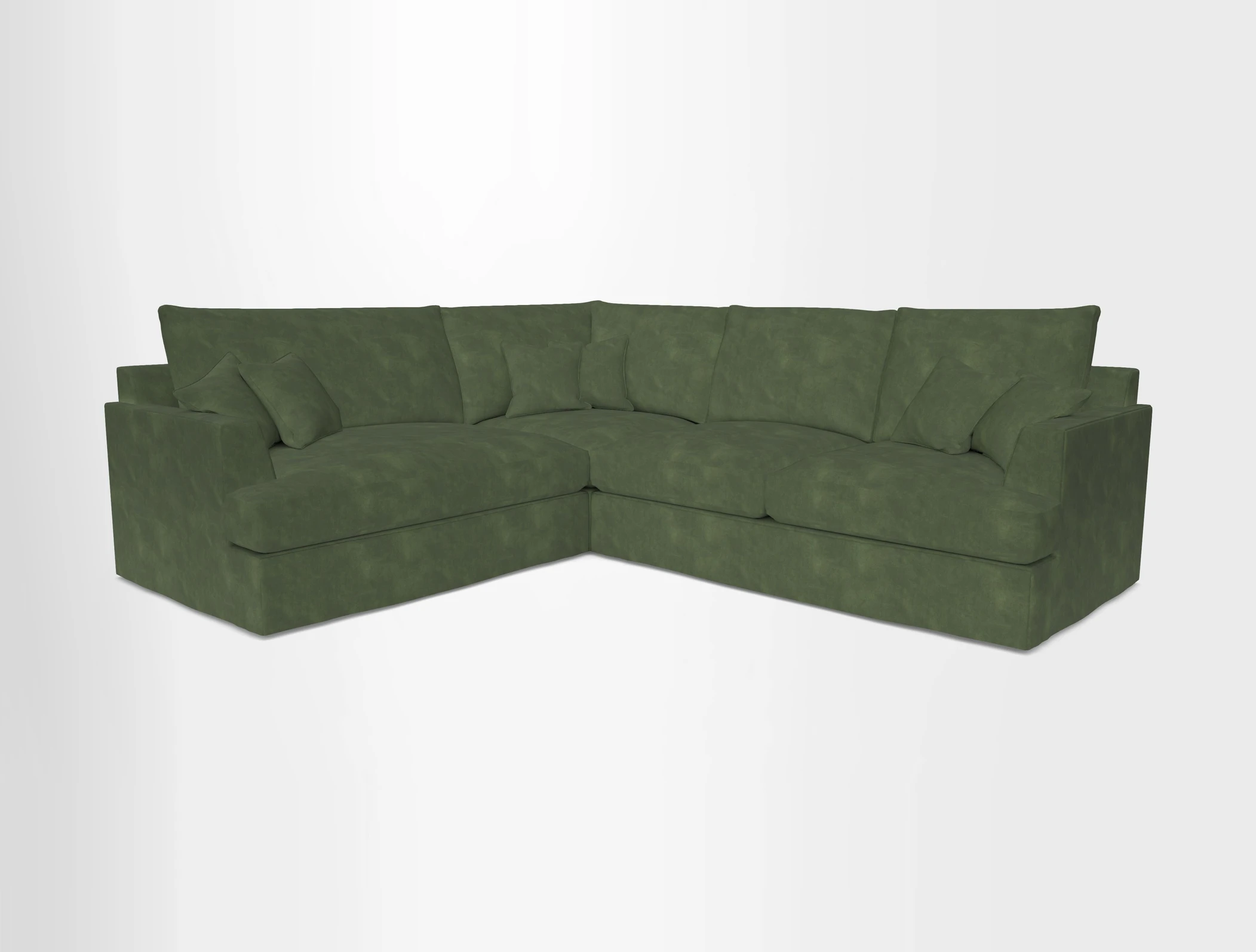 Slingsby Medium Fitted Cover Corner Unit RHF in Two Tone Plain Biscuit