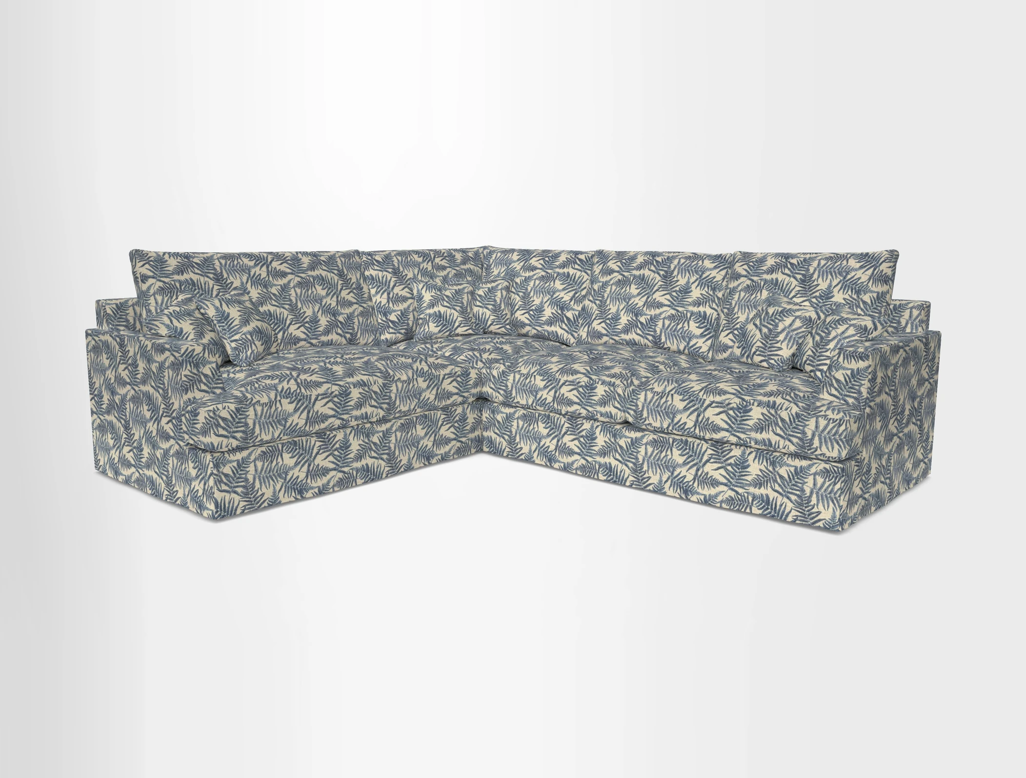 Slingsby Medium Fitted Cover Corner Unit RHF in Two Tone Plain Biscuit