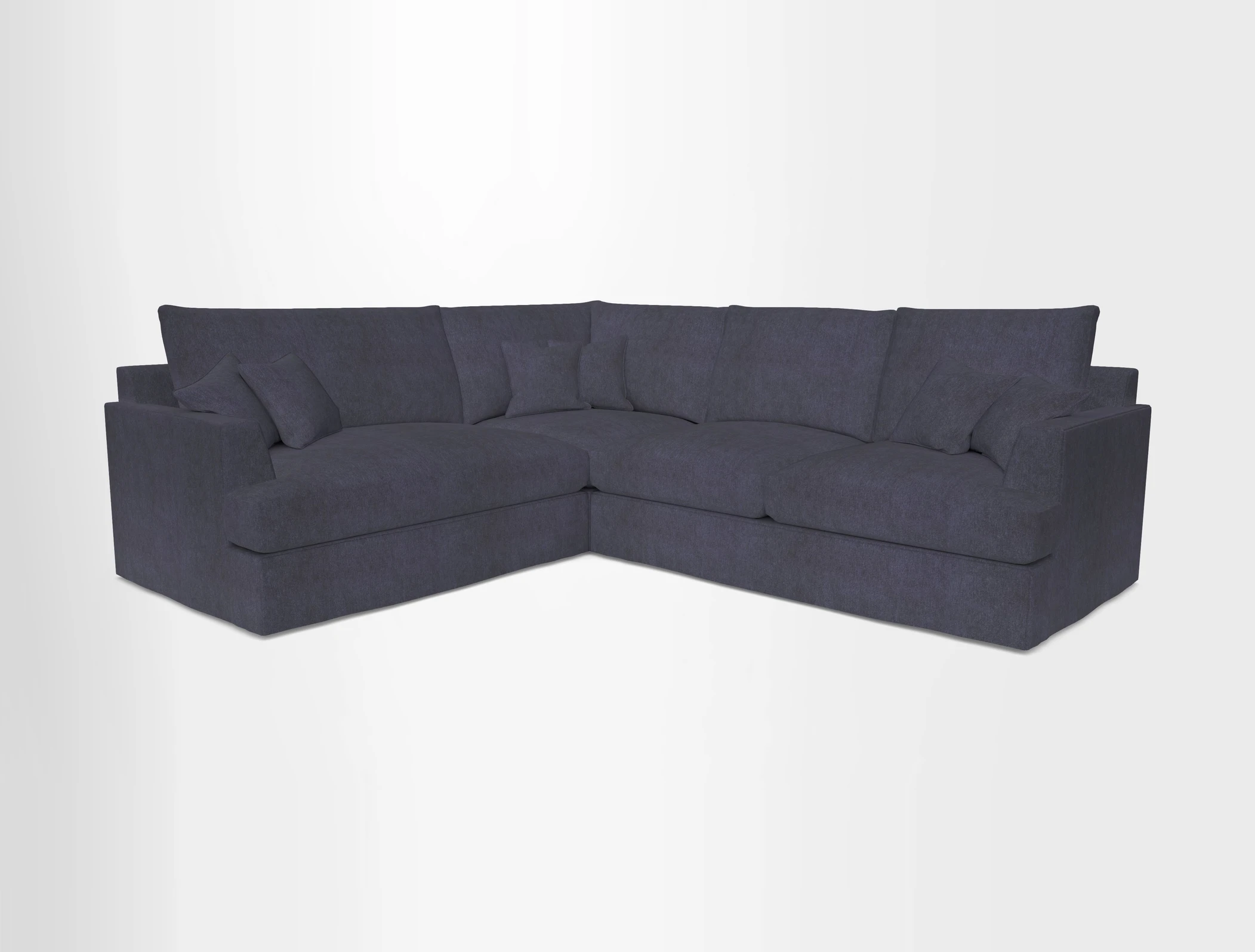 Slingsby Medium Fitted Cover Corner Unit RHF in Two Tone Plain Biscuit