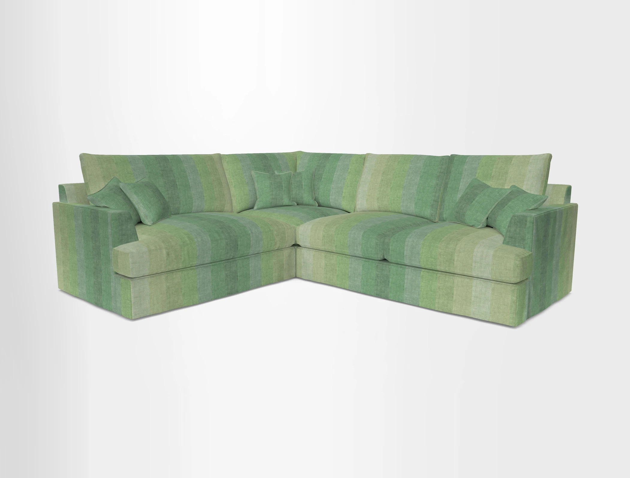 Slingsby Medium Fitted Cover Corner Unit RHF in Two Tone Plain Biscuit