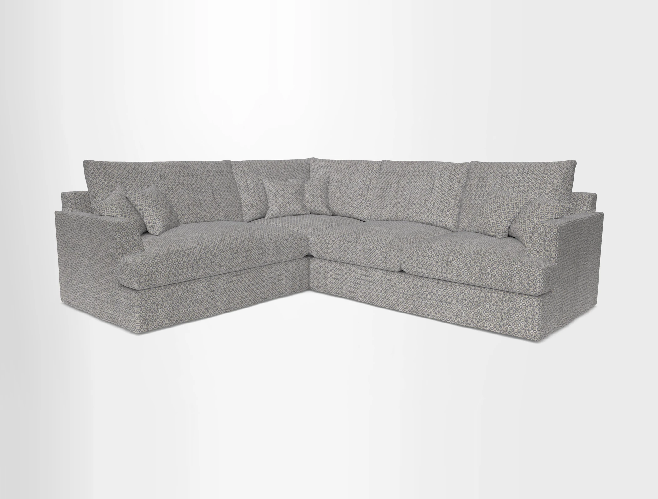 Slingsby Medium Fitted Cover Corner Unit RHF in Two Tone Plain Biscuit