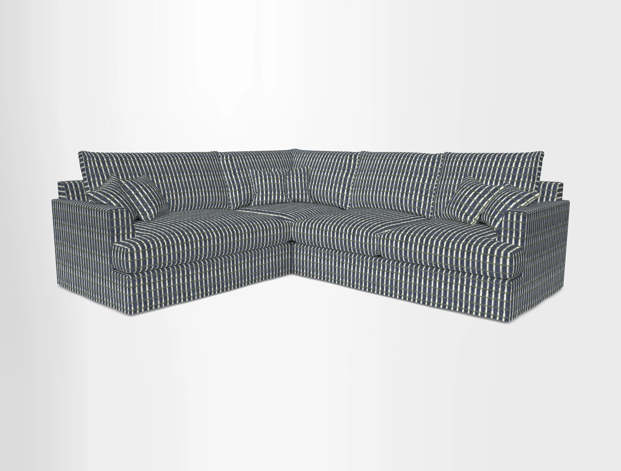 Slingsby Medium Fitted Cover Corner Unit RHF in Two Tone Plain Biscuit