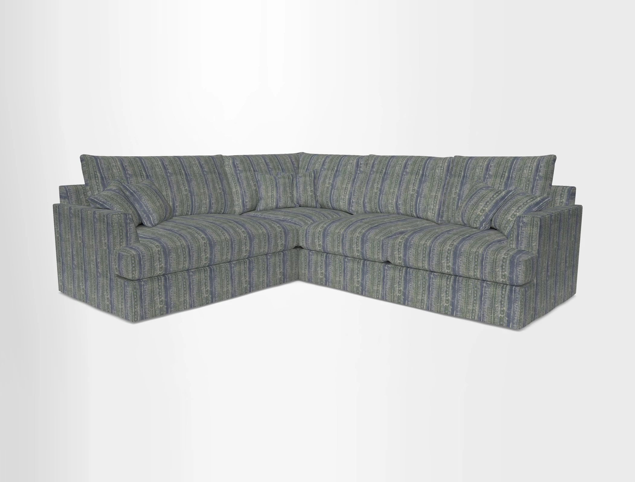 Slingsby Medium Fitted Cover Corner Unit RHF in Two Tone Plain Biscuit