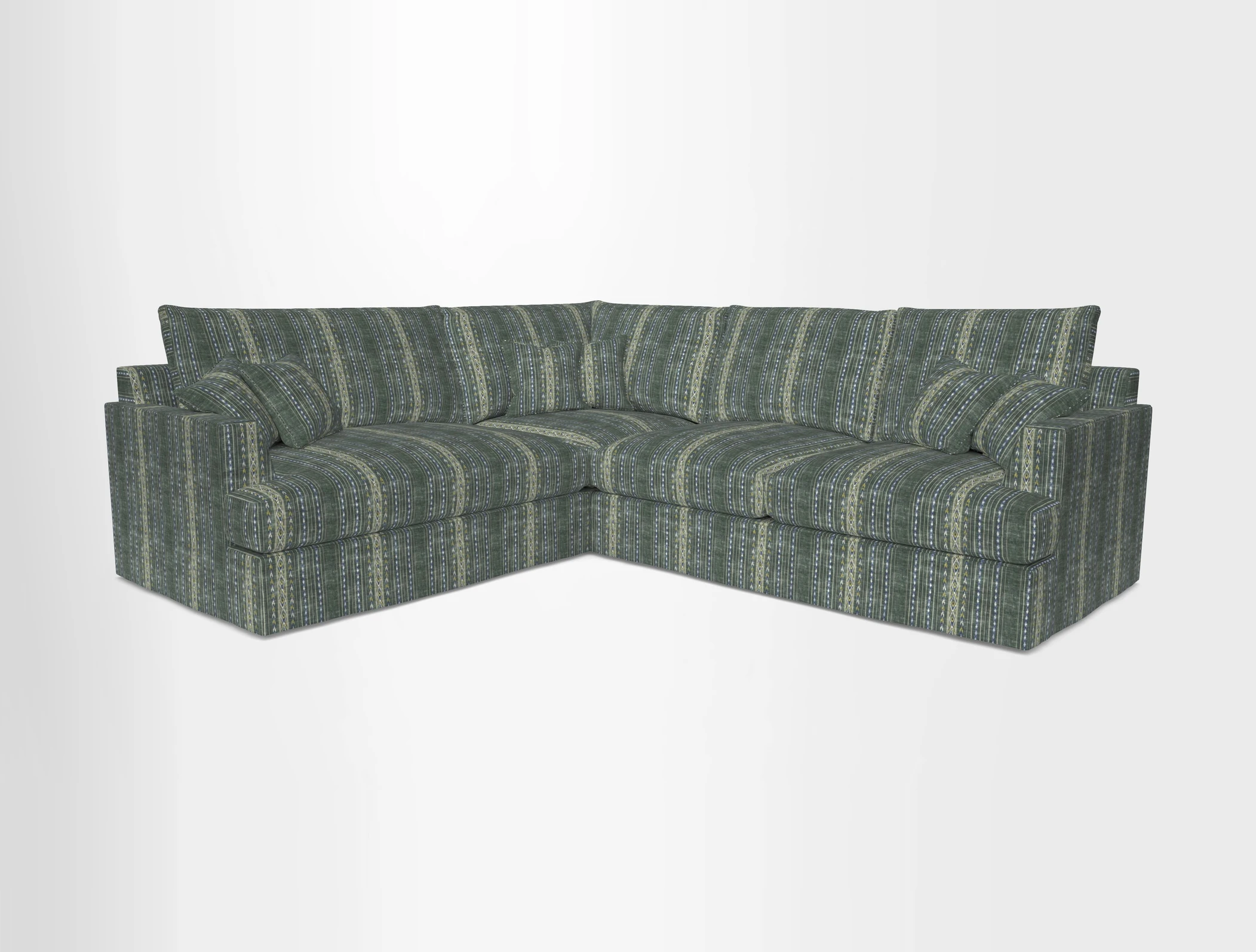 Slingsby Medium Fitted Cover Corner Unit RHF in Two Tone Plain Biscuit