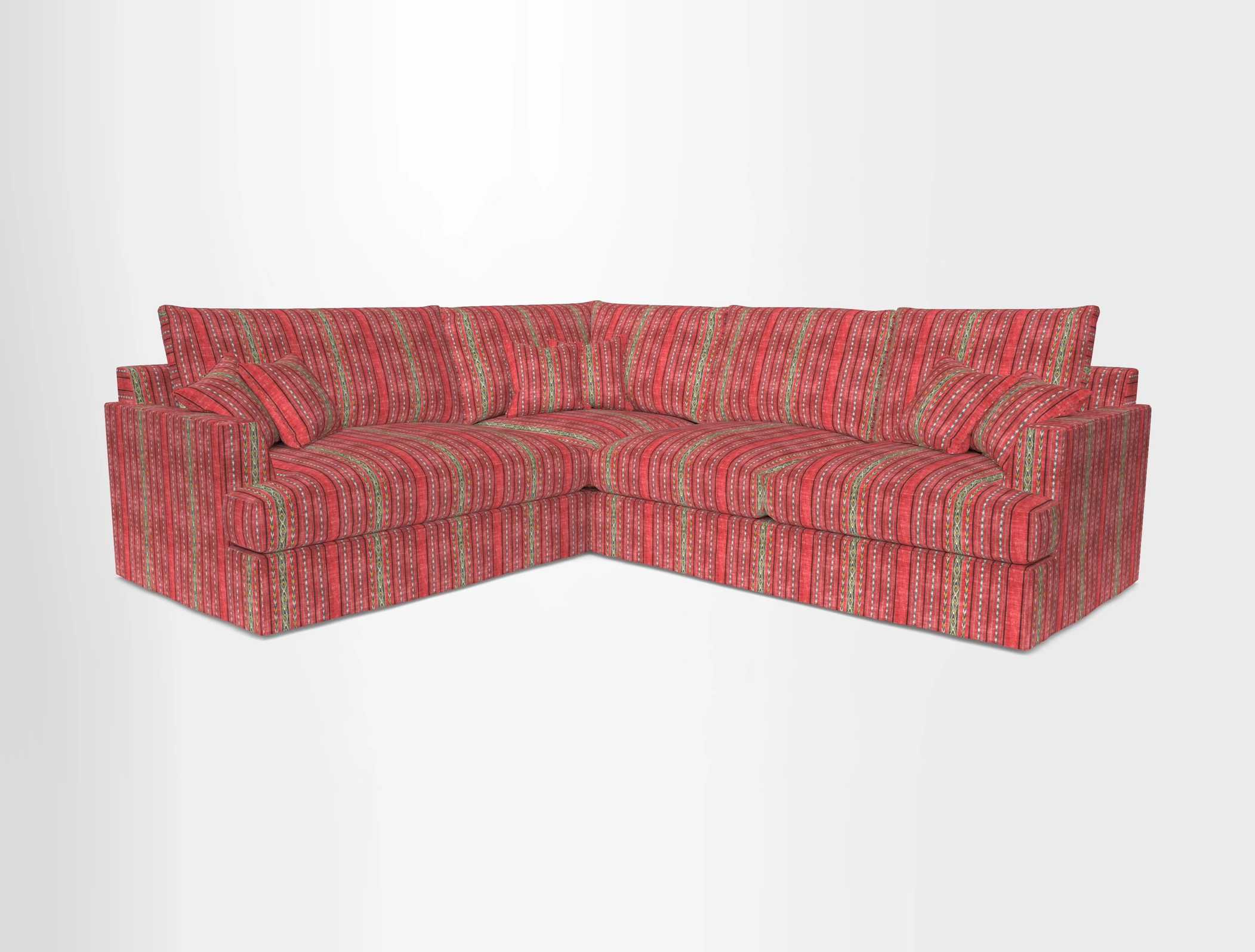 Slingsby Medium Fitted Cover Corner Unit RHF in Two Tone Plain Biscuit