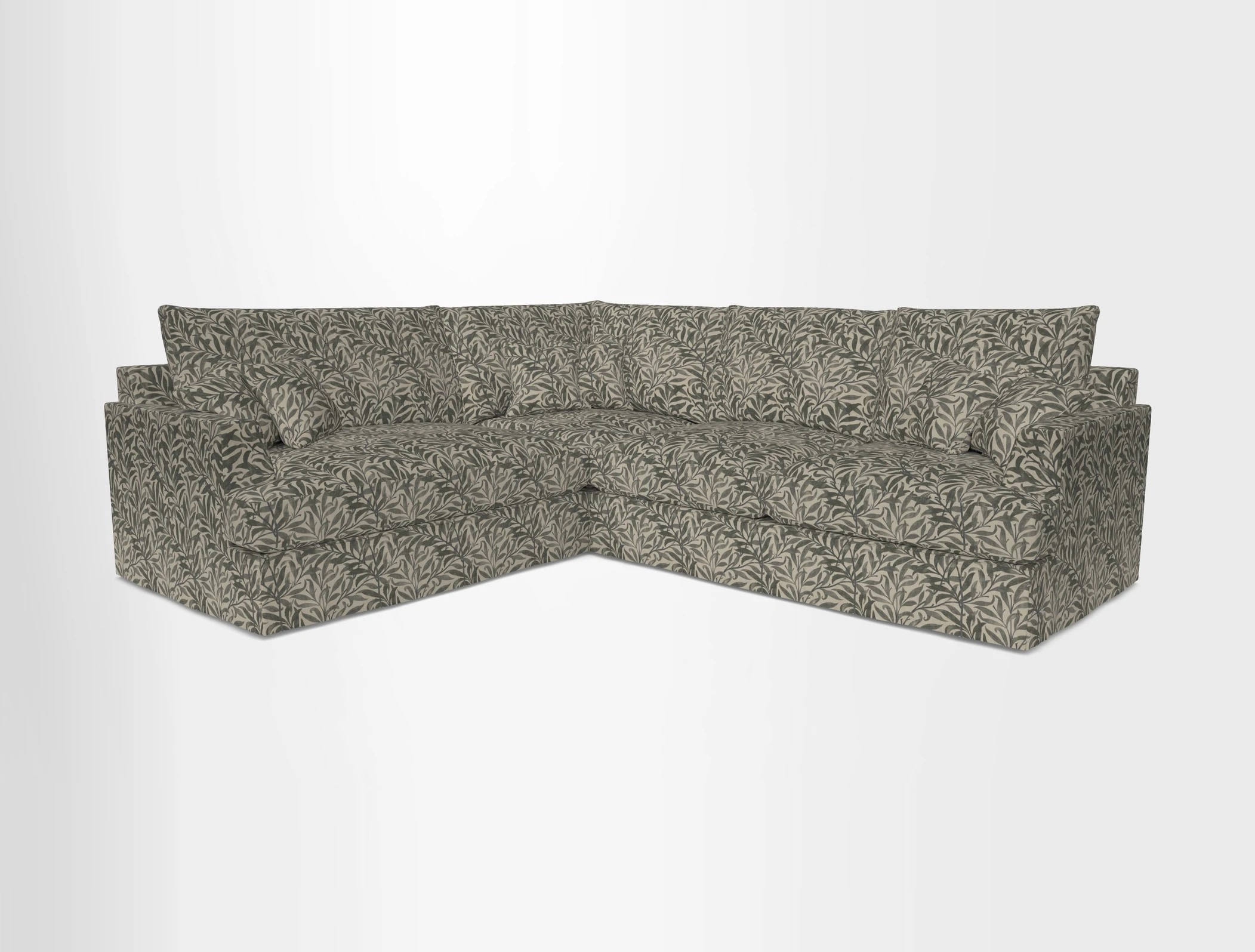 Slingsby Medium Fitted Cover Corner Unit RHF in Two Tone Plain Biscuit