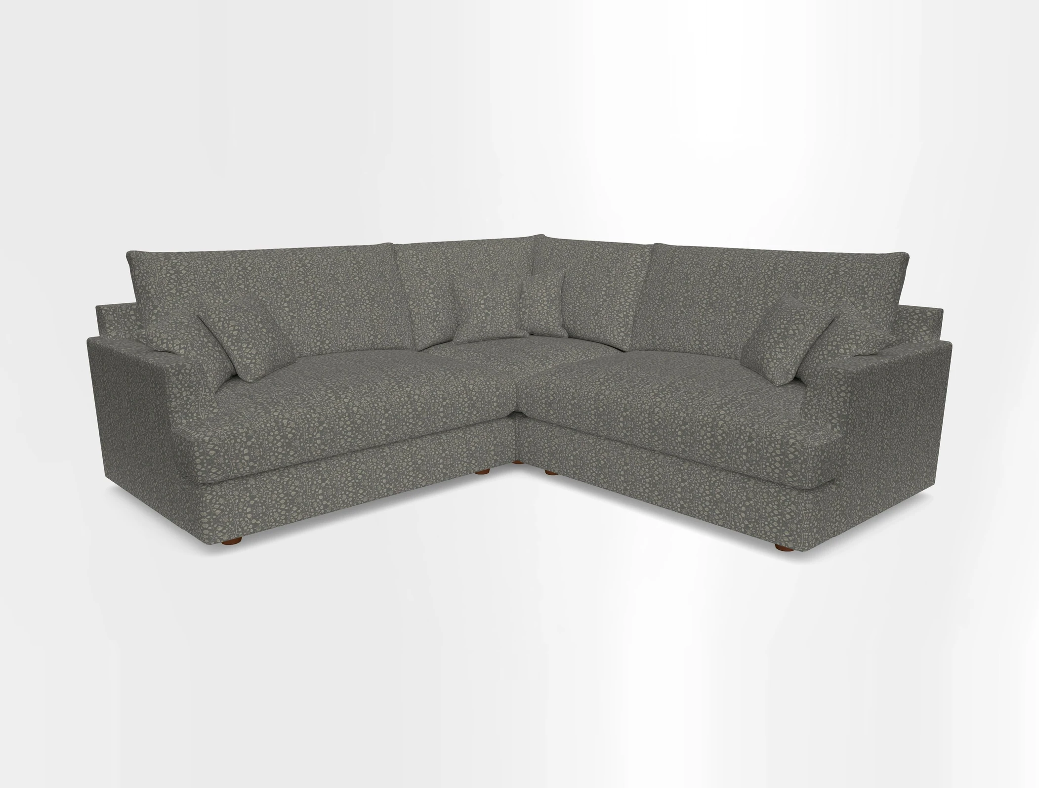 Slingsby Small Fitted Cover Corner Unit LHF & RHF in Two Tone Plain Biscuit.  Loose cover version available