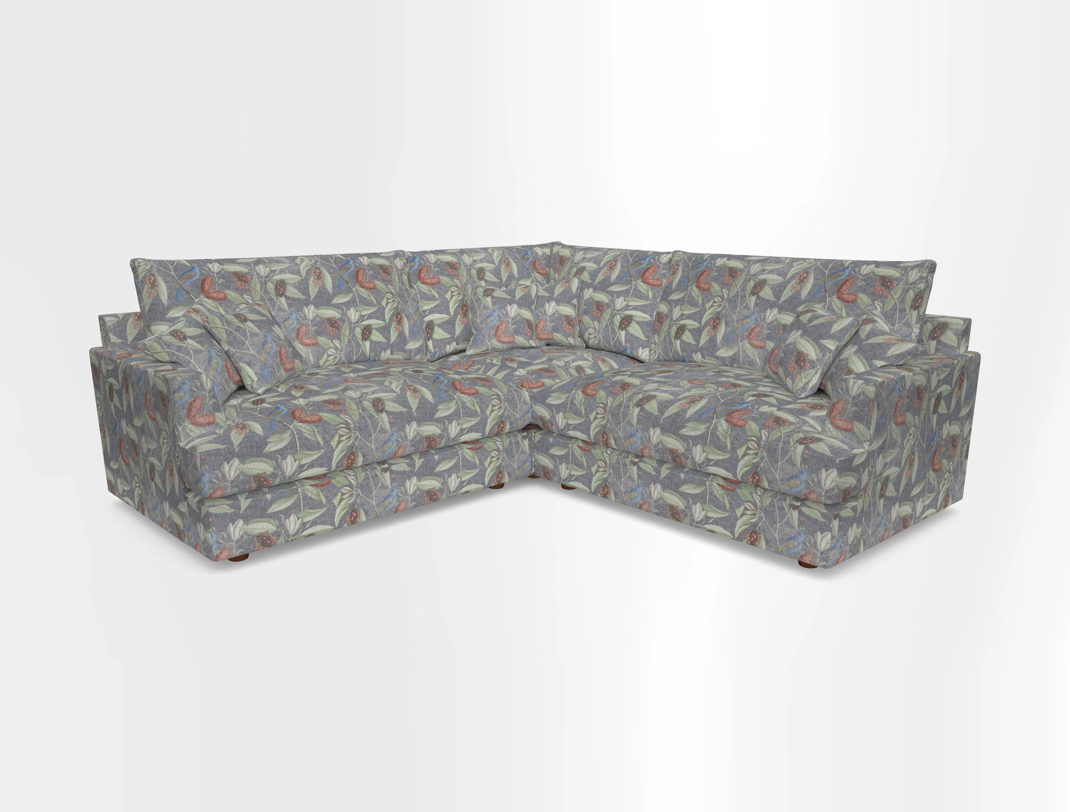 Slingsby Small Fitted Cover Corner Unit LHF & RHF in Two Tone Plain Biscuit.  Loose cover version available