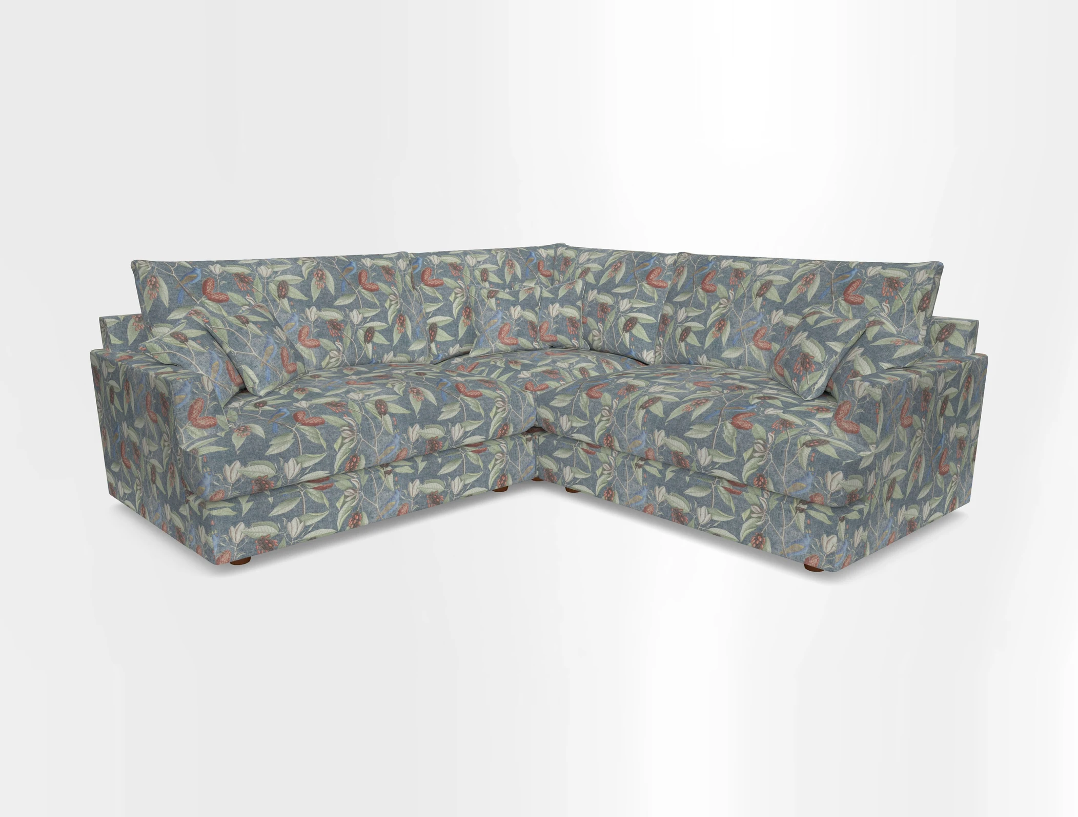 Slingsby Small Fitted Cover Corner Unit LHF & RHF in Two Tone Plain Biscuit.  Loose cover version available