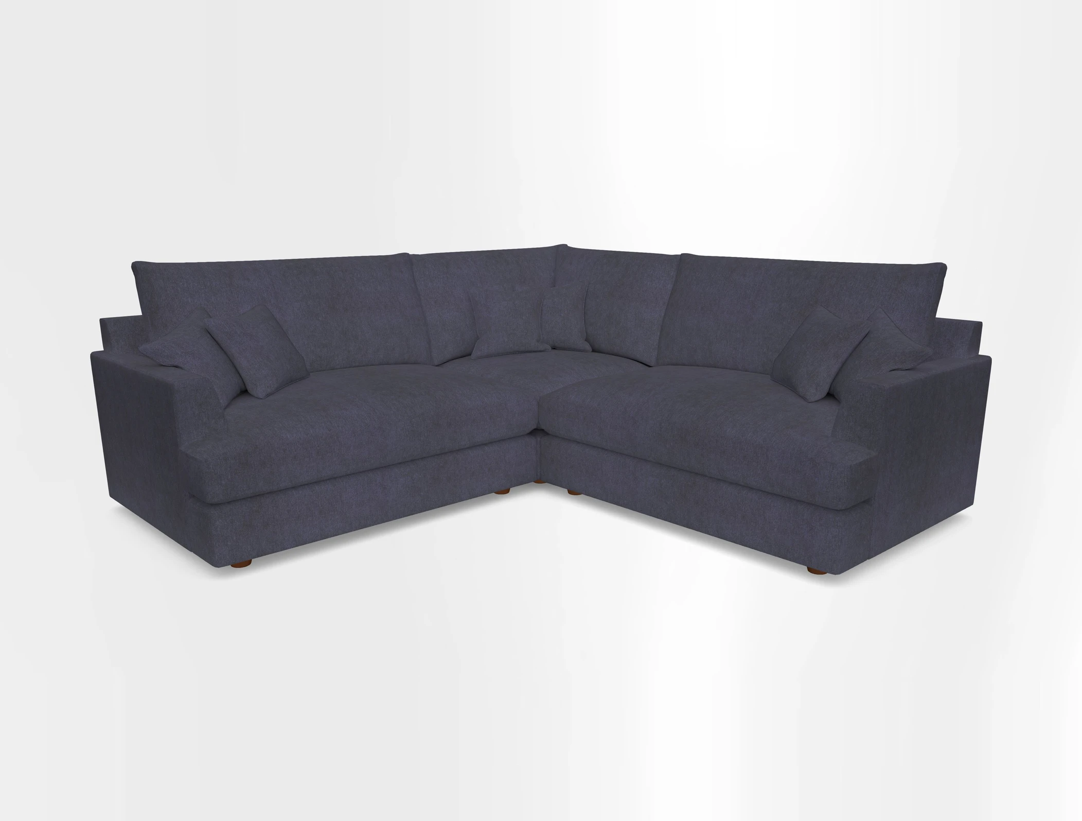Slingsby Small Fitted Cover Corner Unit LHF & RHF in Two Tone Plain Biscuit.  Loose cover version available