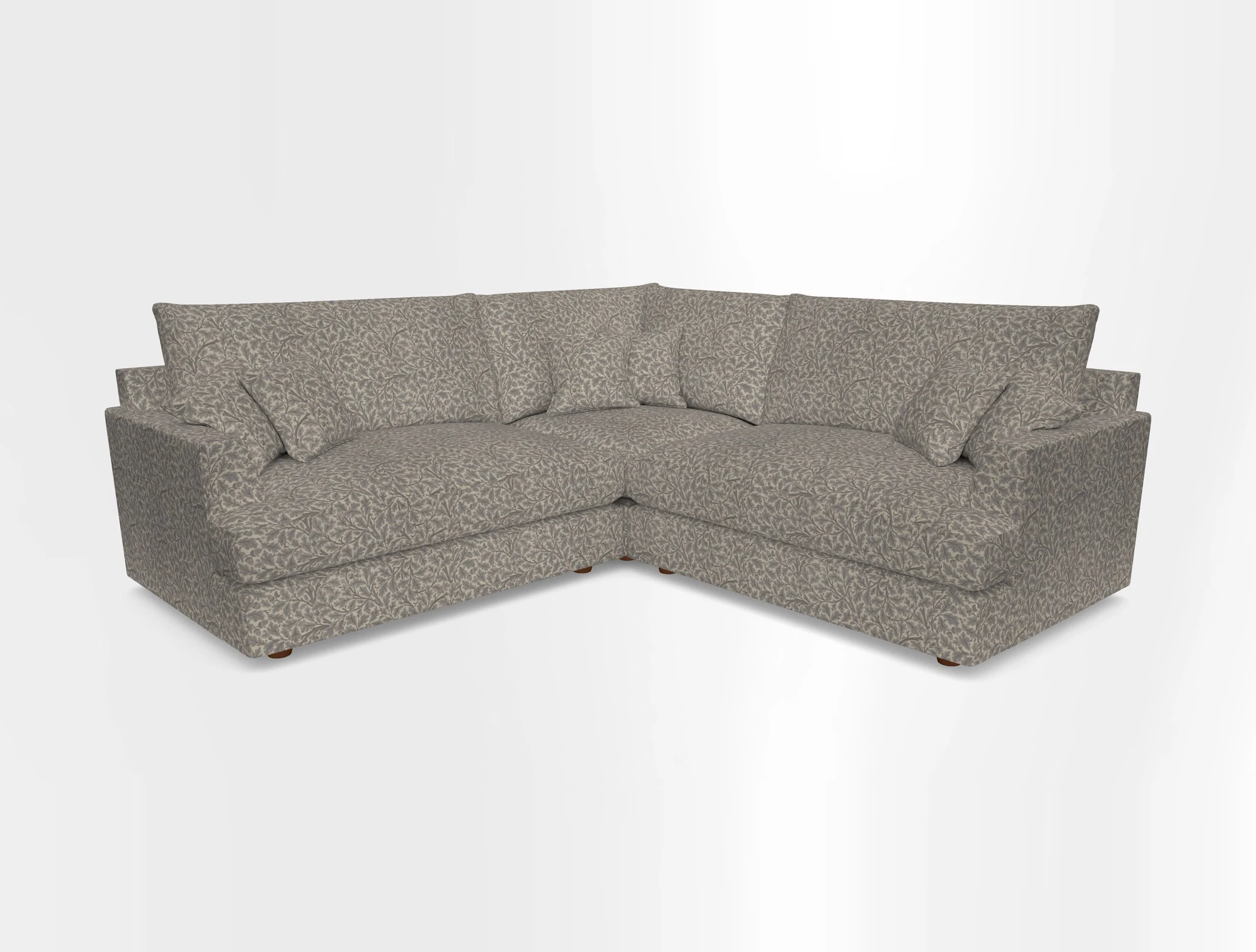 Slingsby Small Fitted Cover Corner Unit LHF & RHF in Two Tone Plain Biscuit.  Loose cover version available