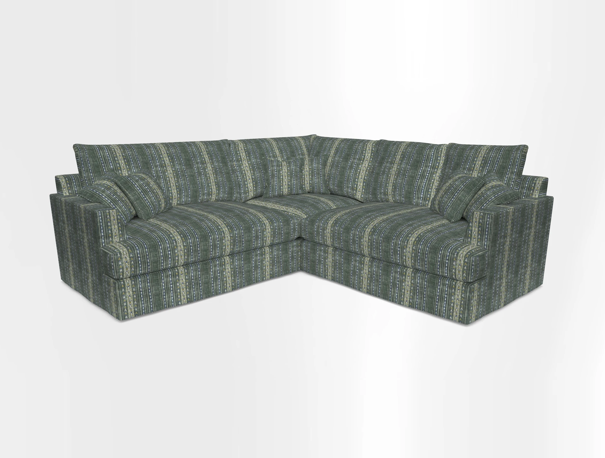 Slingsby Small Fitted Cover Corner Unit LHF & RHF in Two Tone Plain Biscuit.  Loose cover version available