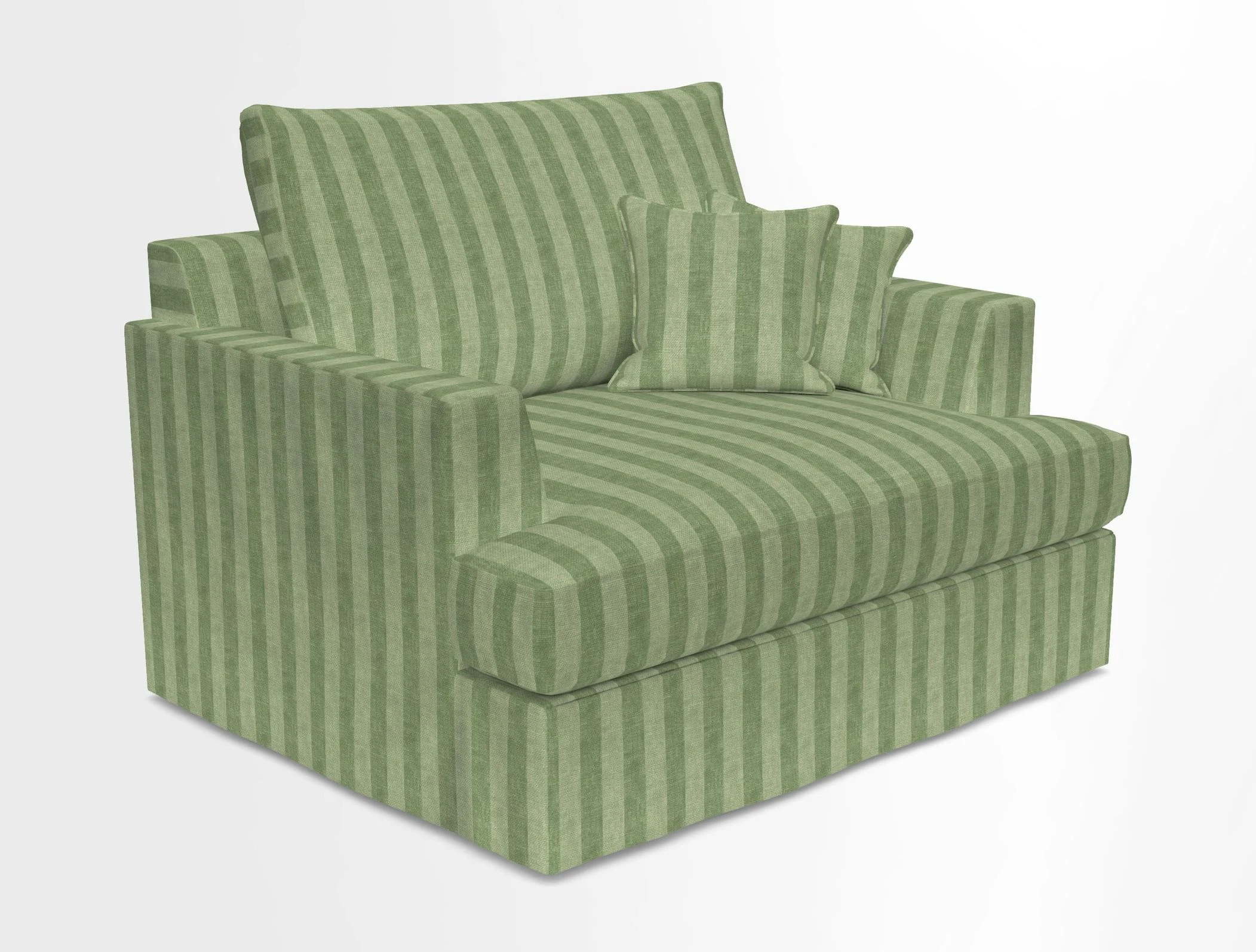 Slingsby Snuggler Fitted Cover Sofa in Two Tone Plain Biscuit.  Loose cover version available